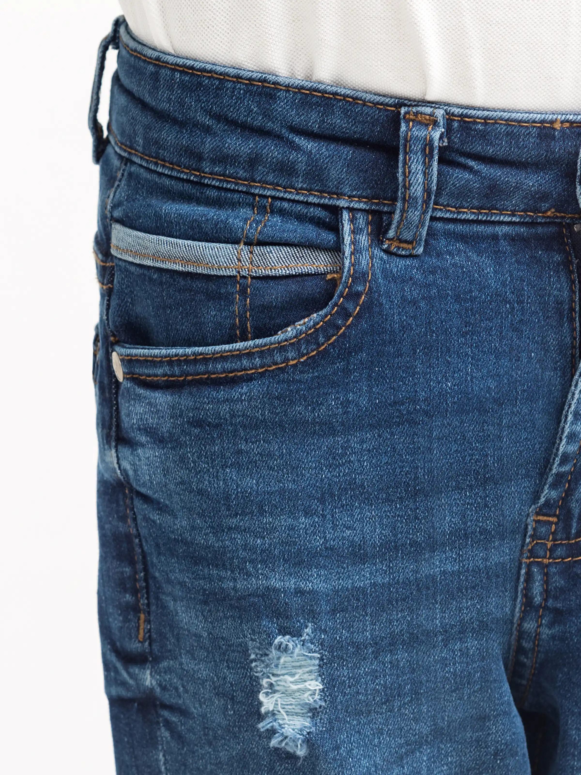Boy's Blue Denim Pant - EBBDP5-032 - Image 2