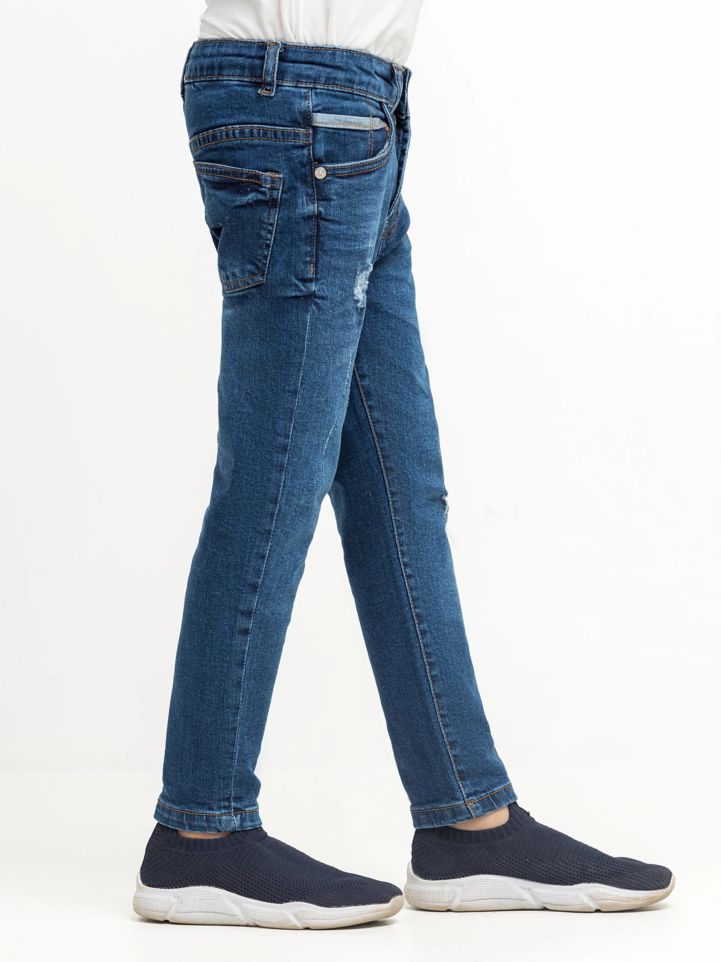 Boy's Blue Denim Pant - EBBDP5-032 - Image 4