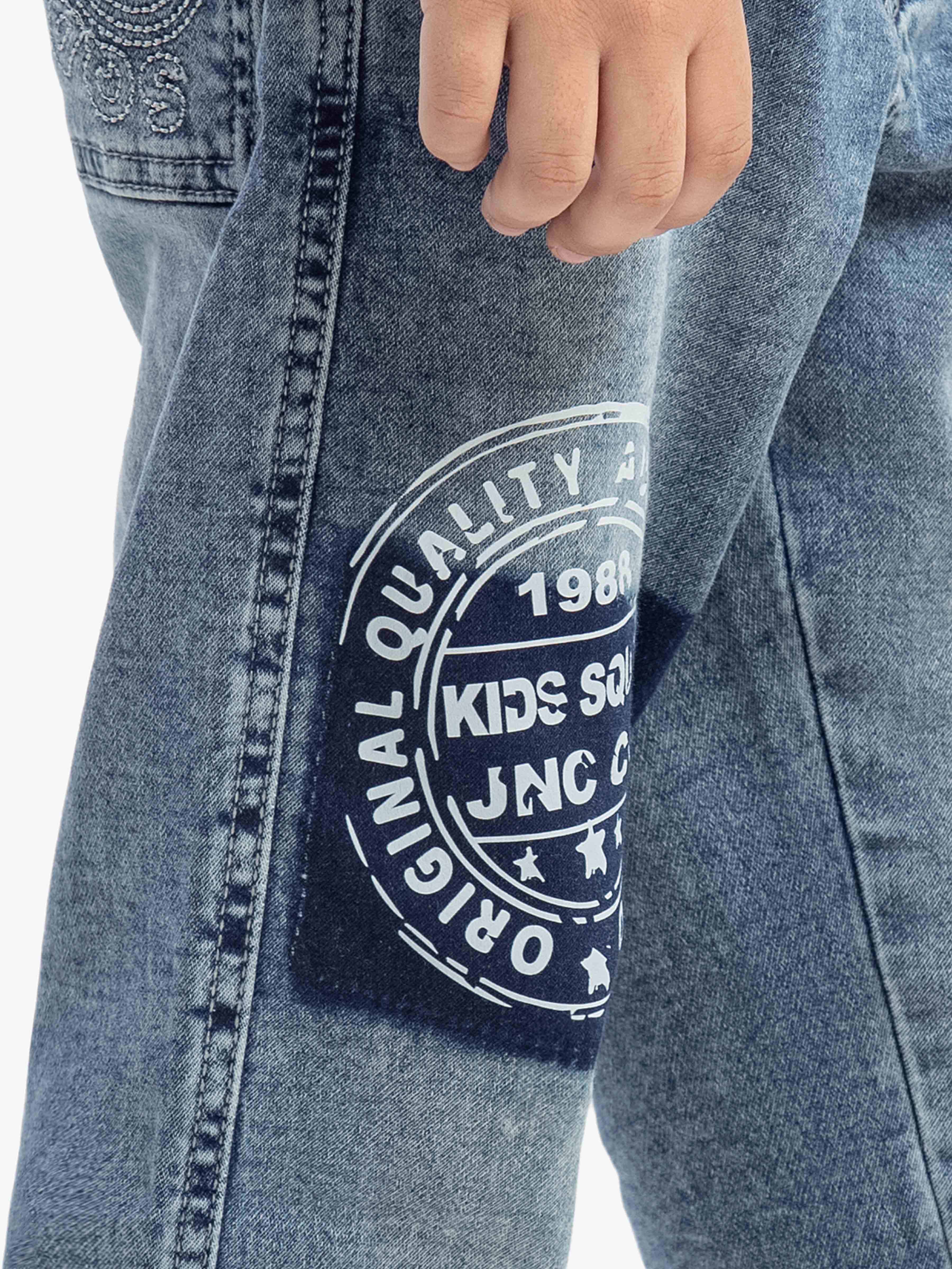 Boy's Blue Denim Pant - EBBDP5-040 - Image 3