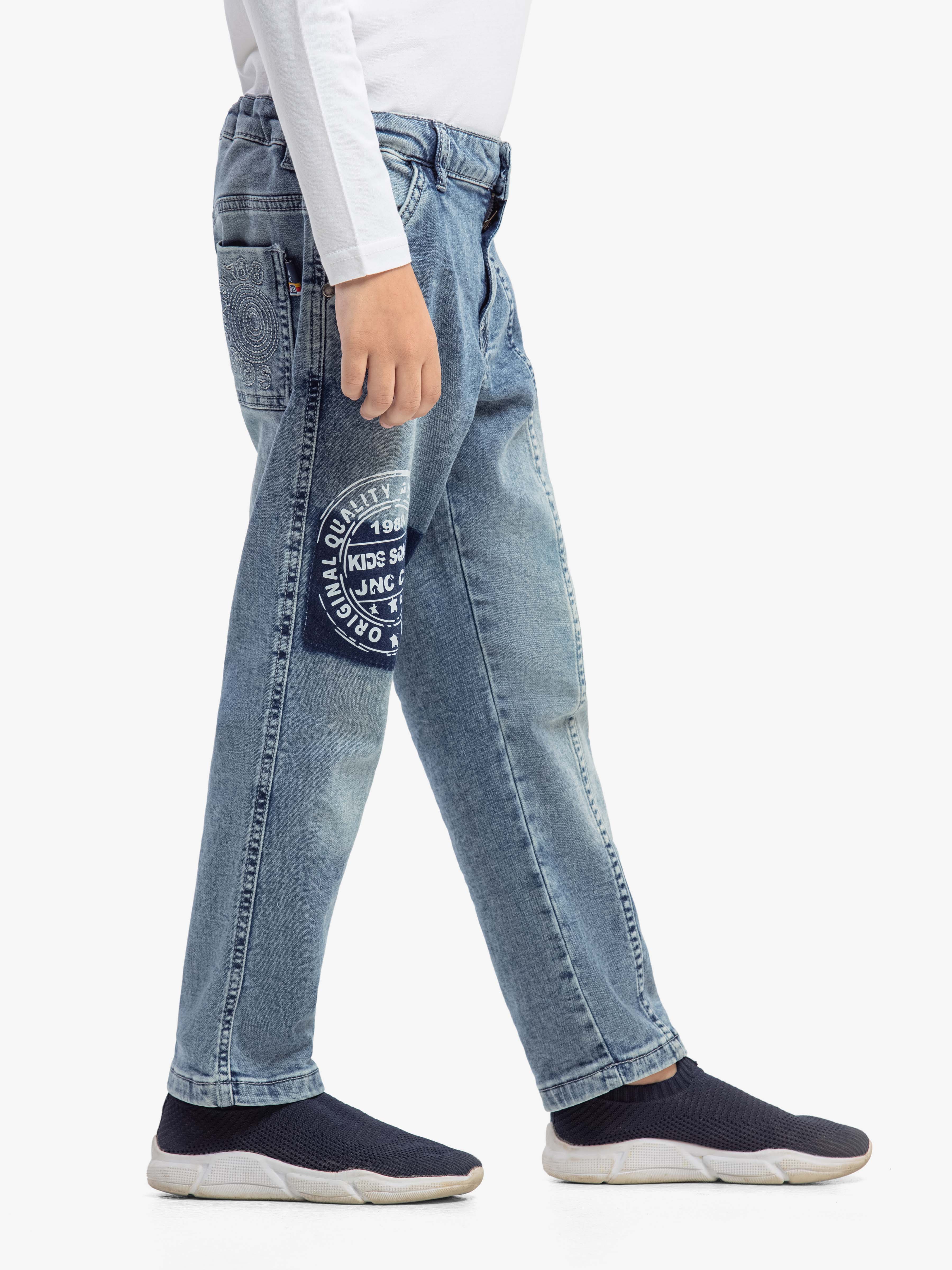 Boy's Blue Denim Pant - EBBDP5-040 - Image 4