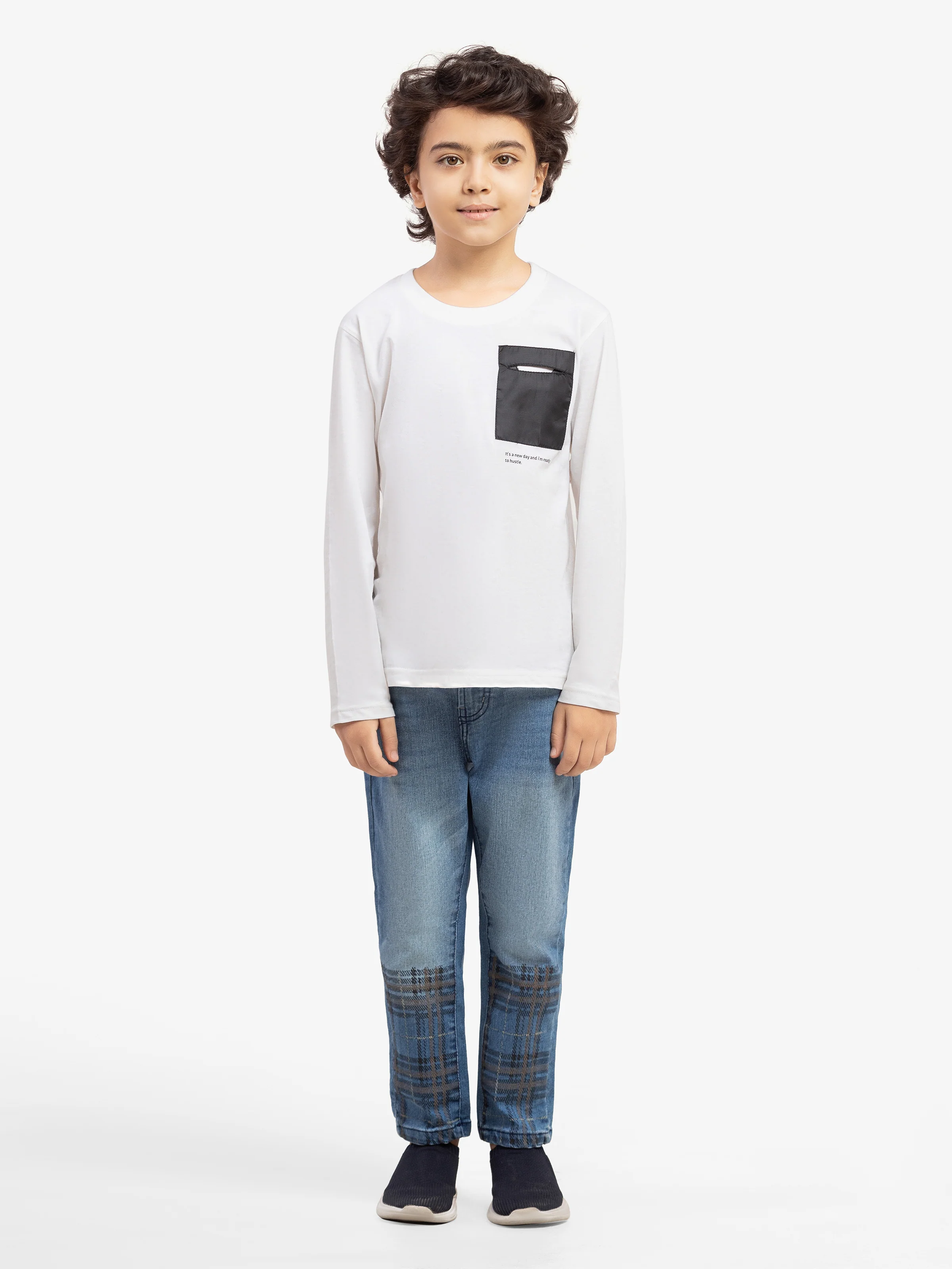 Boy's Blue Denim Pant - EBBDP5-044 - Image 3