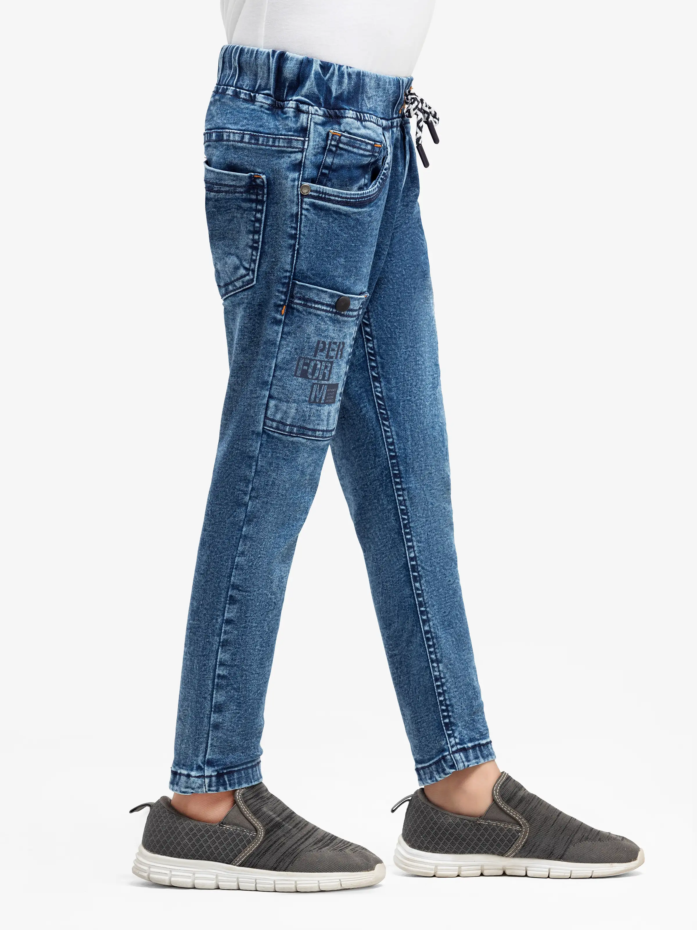 Boy's Blue Denim Pant - EBBDP5-047 - Image 2