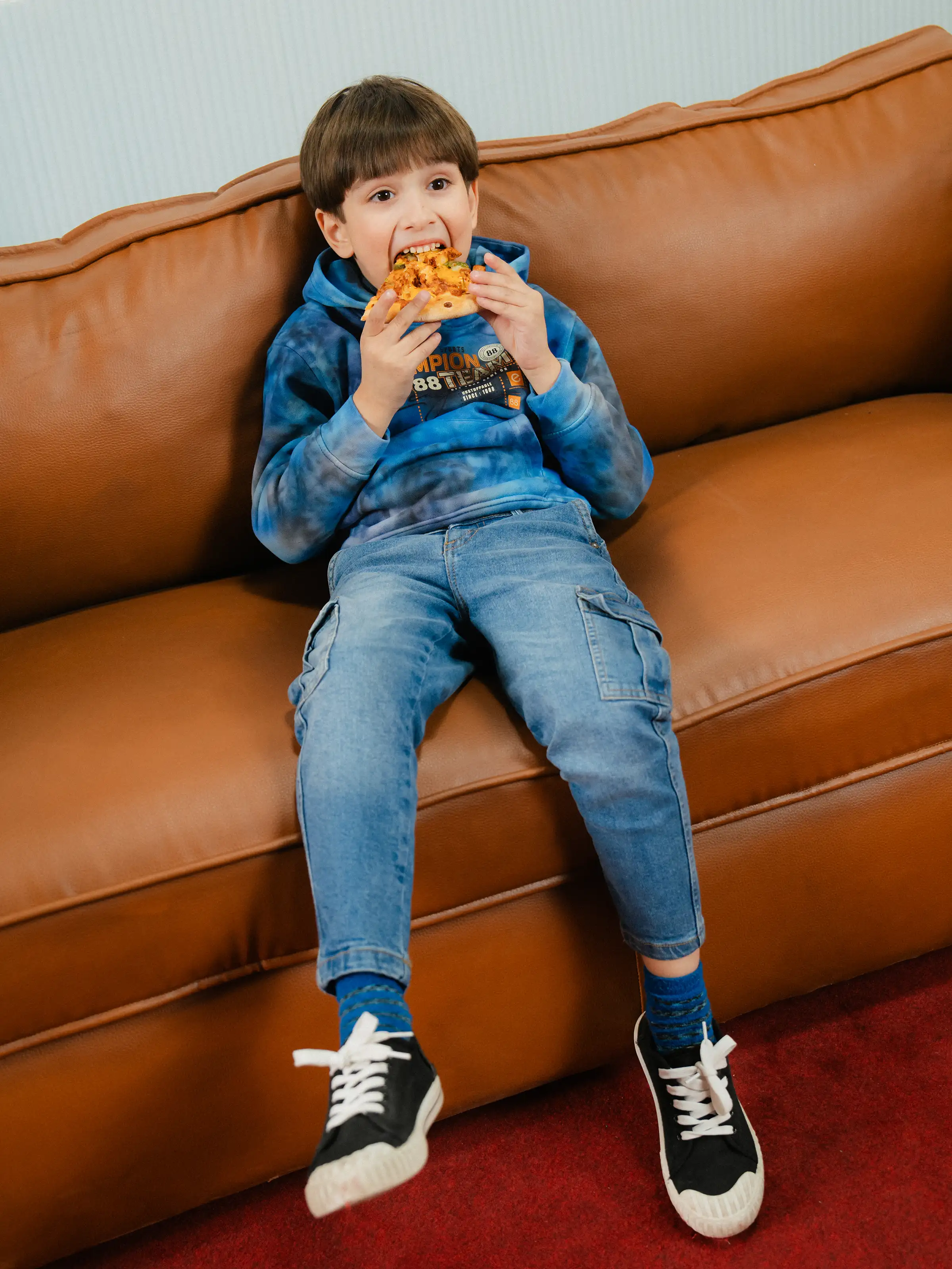 Boy's Blue Hoodie - EBTH24-001 - Image 3