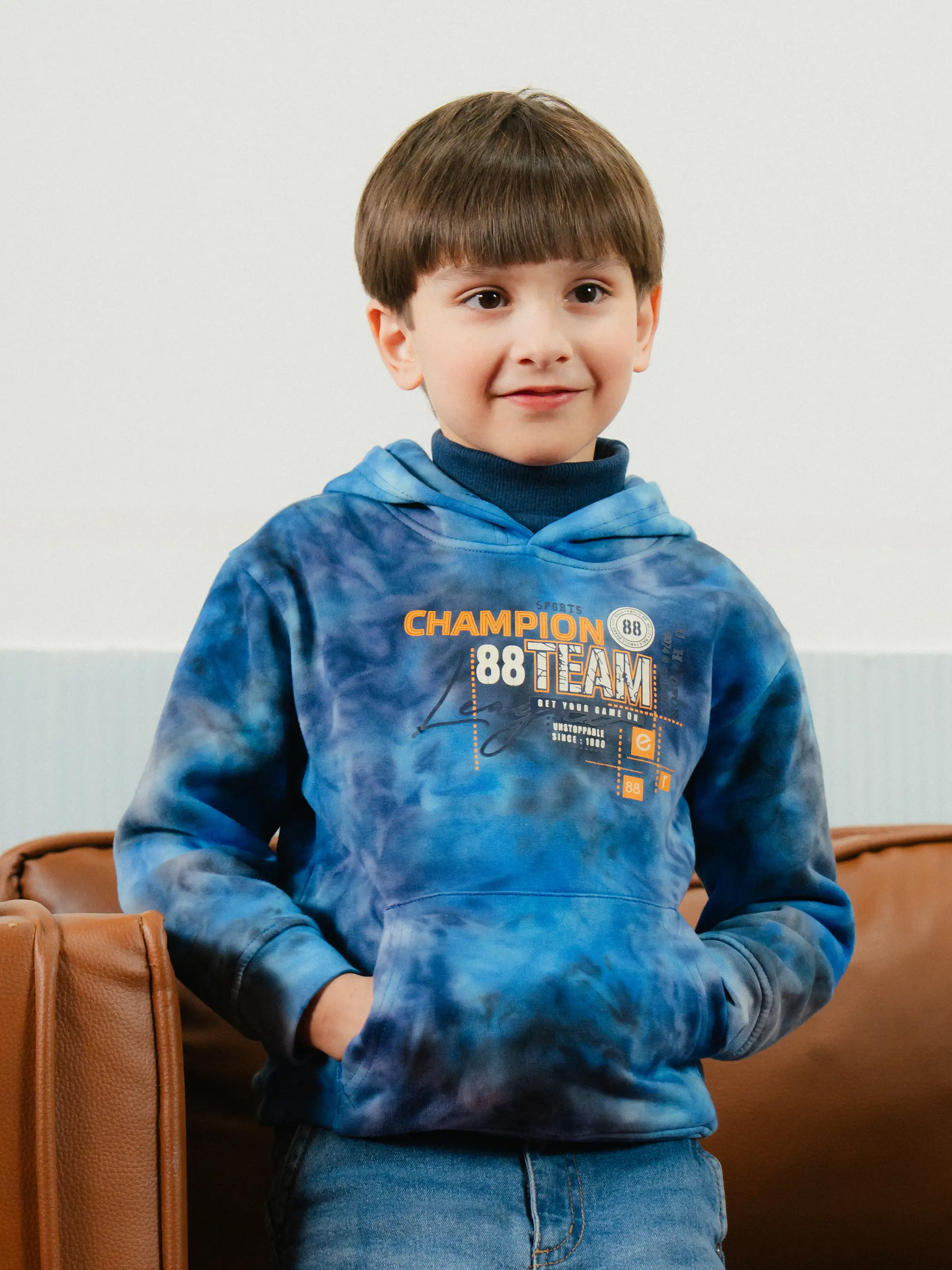Boy's Blue Hoodie - EBTH24-001 - Image 4
