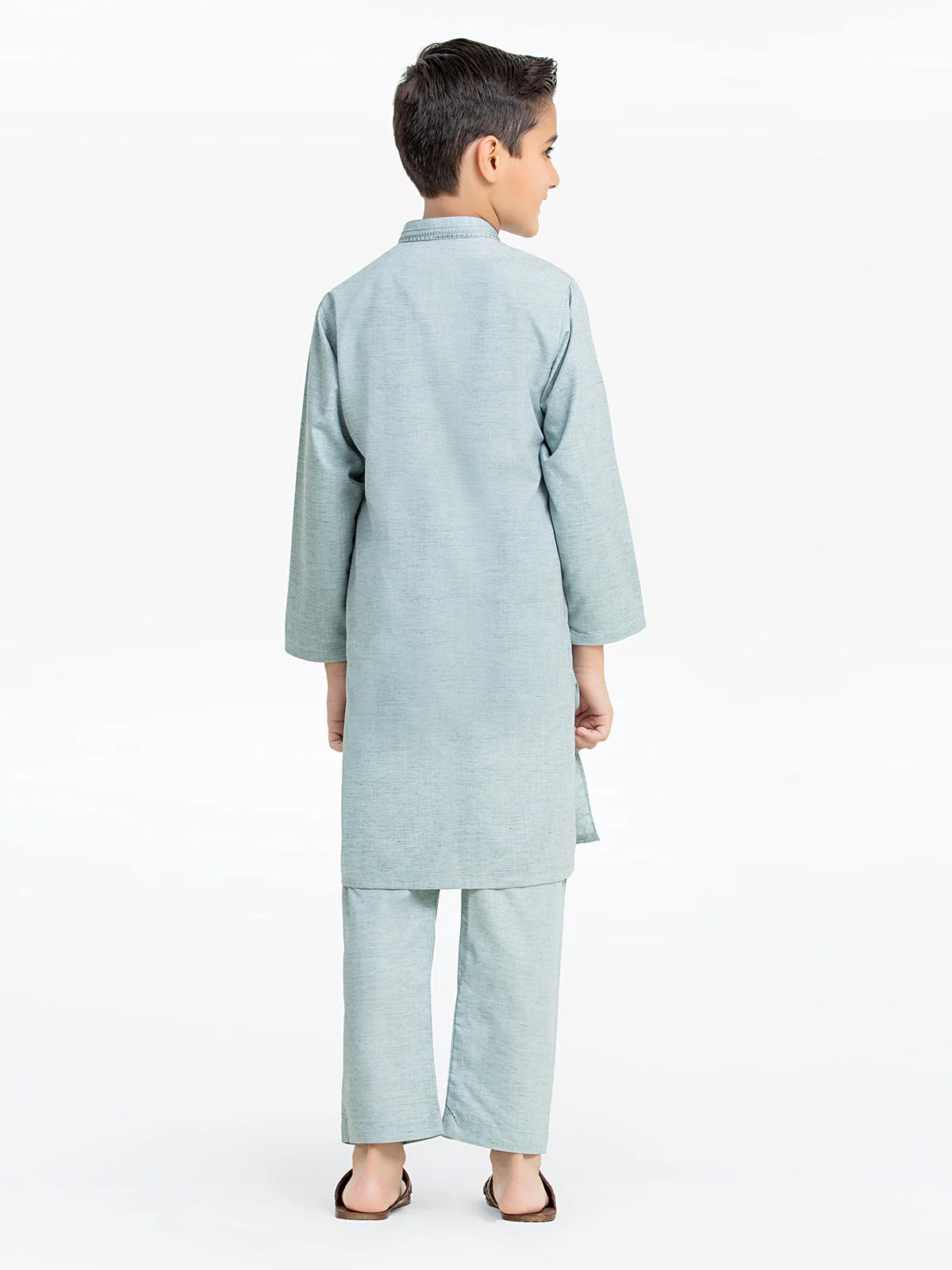 Boy's Blue Kurta Pajama - EBTKP24-001 - Image 5