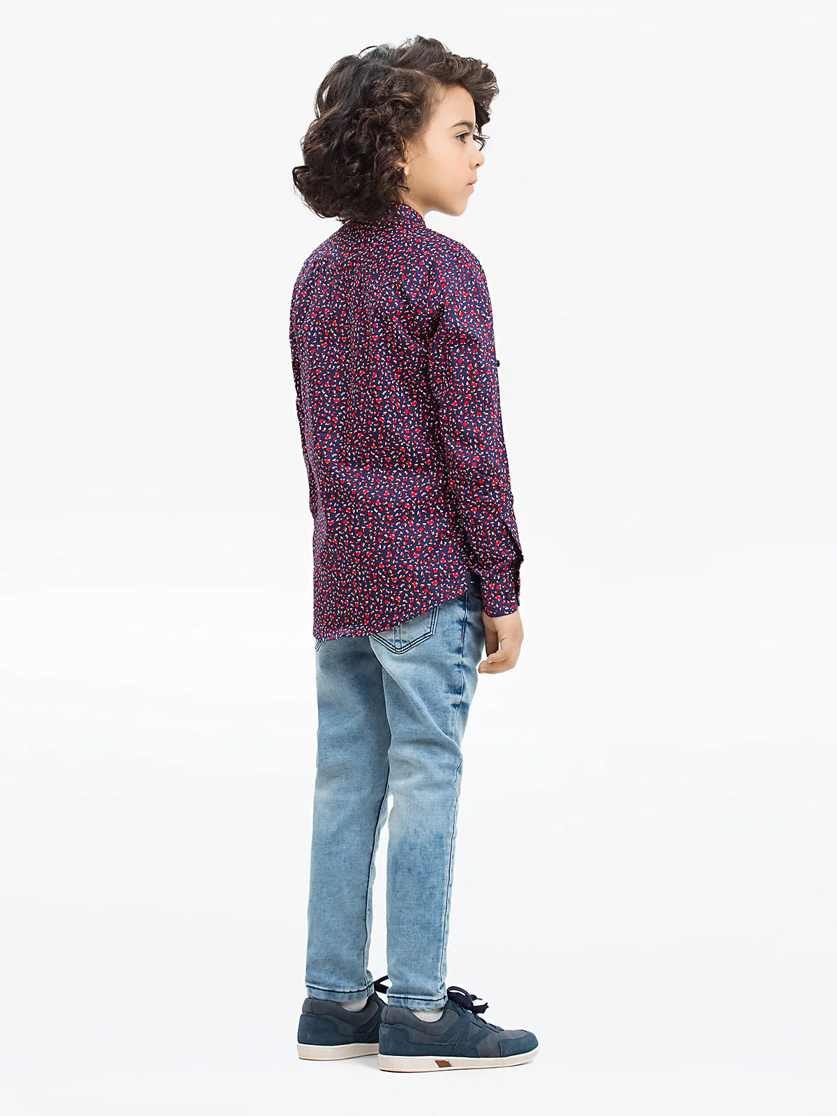 Boy's Blue Multi Shirt - EBTS23-27521 - Image 5