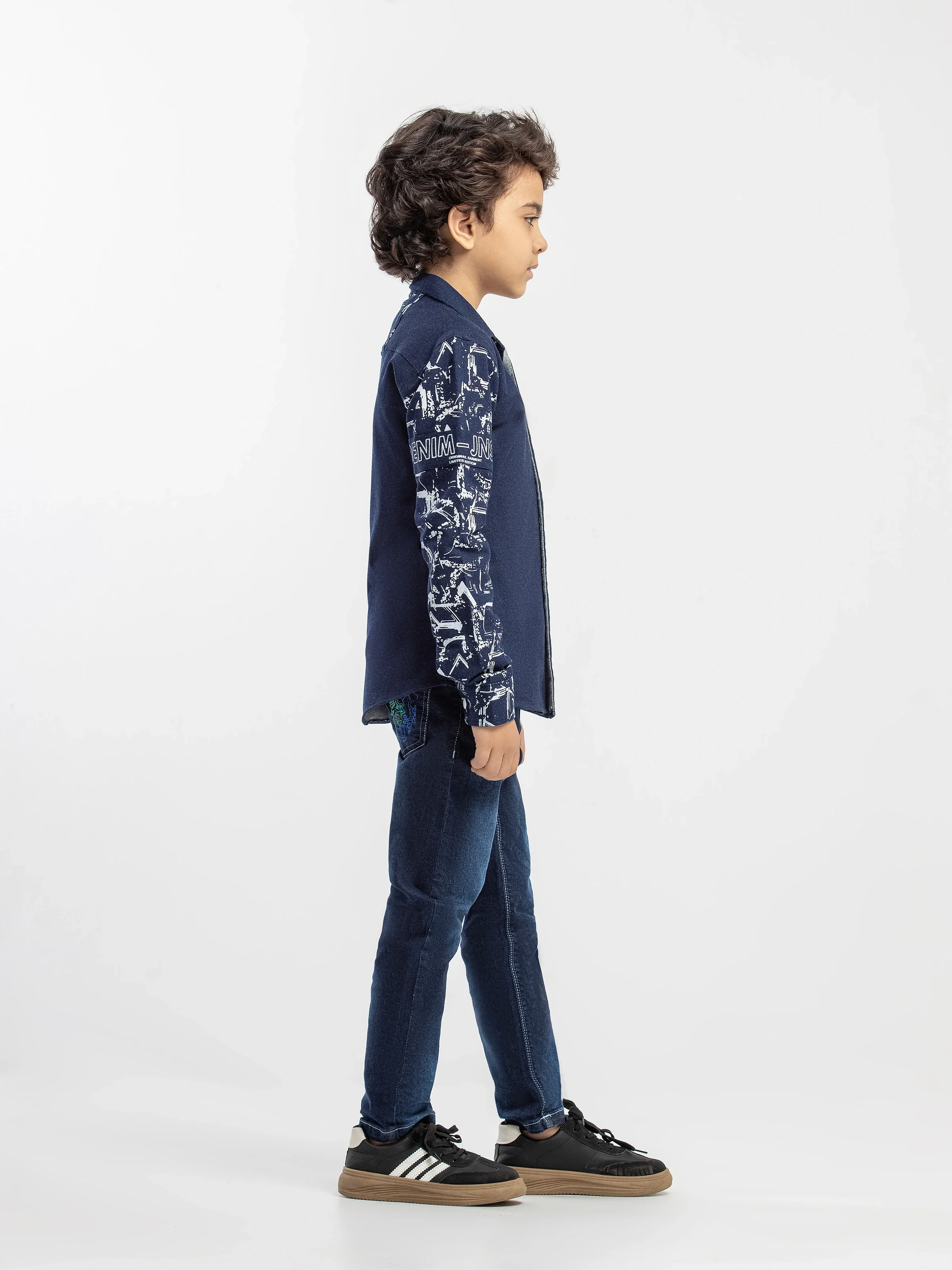 Boy's Blue Shacket - EBTJS5-001 - Image 4