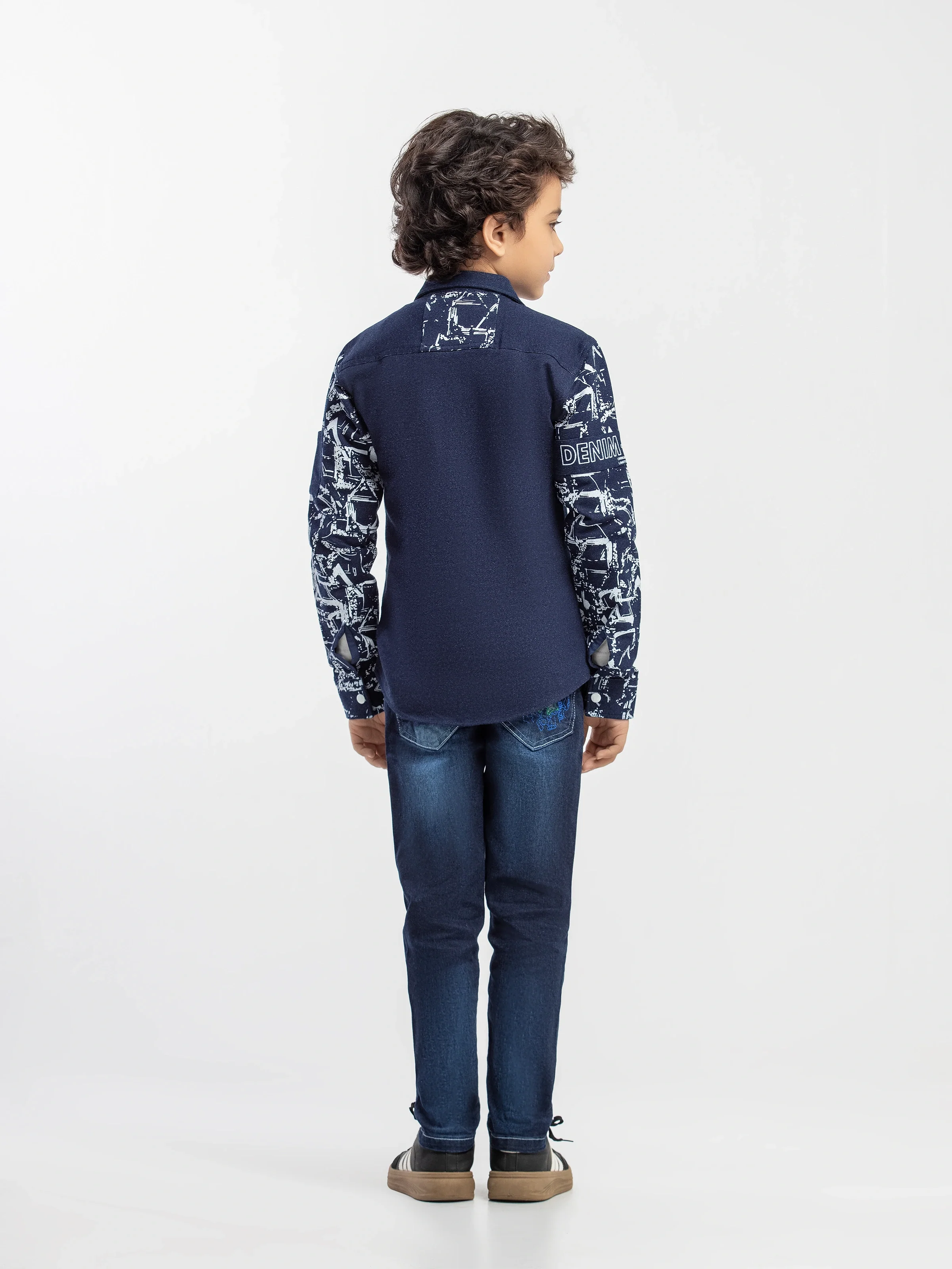 Boy's Blue Shacket - EBTJS5-001 - Image 5