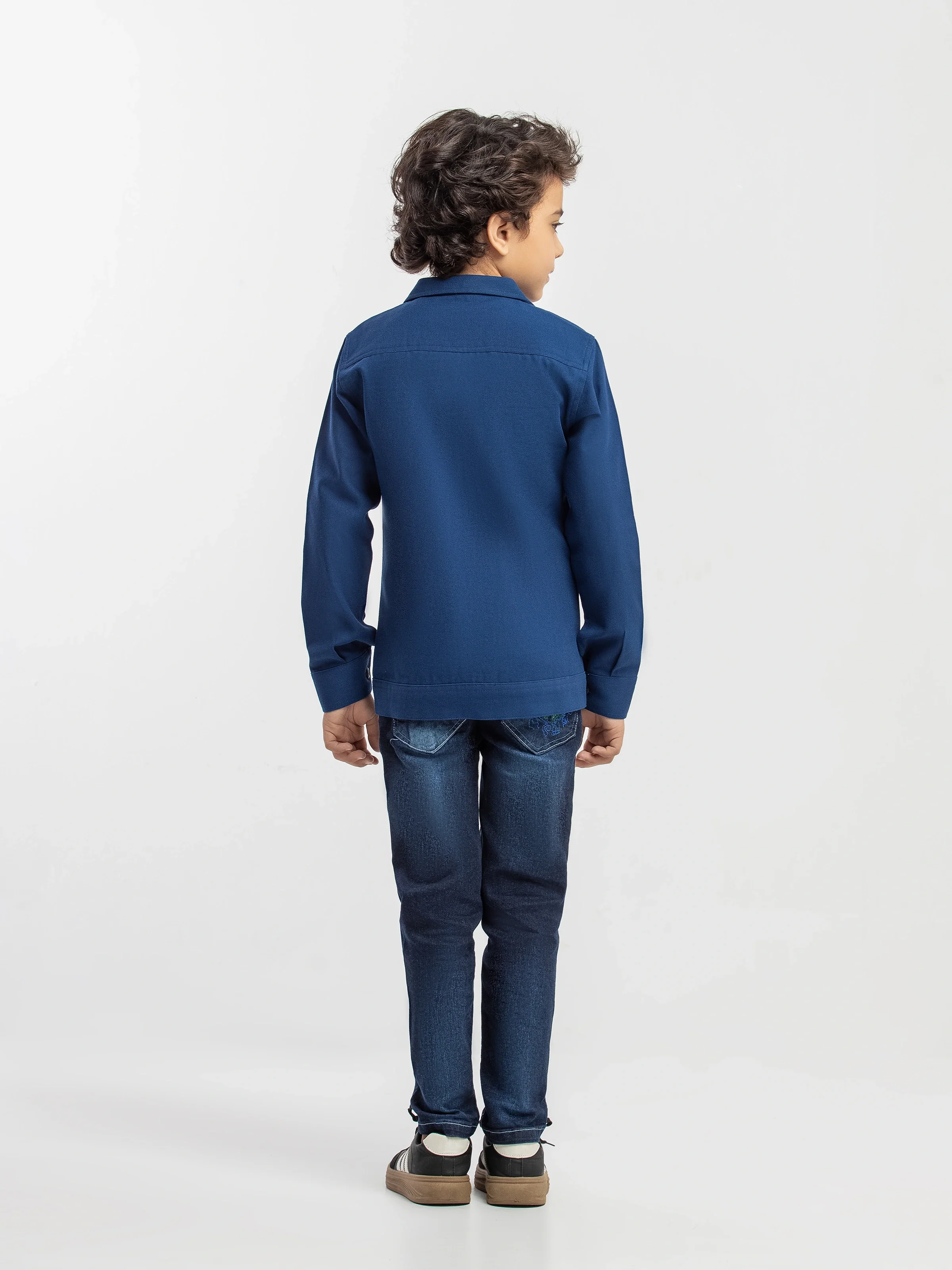 Boy's Blue Shacket - EBTJS5-002 - Image 6