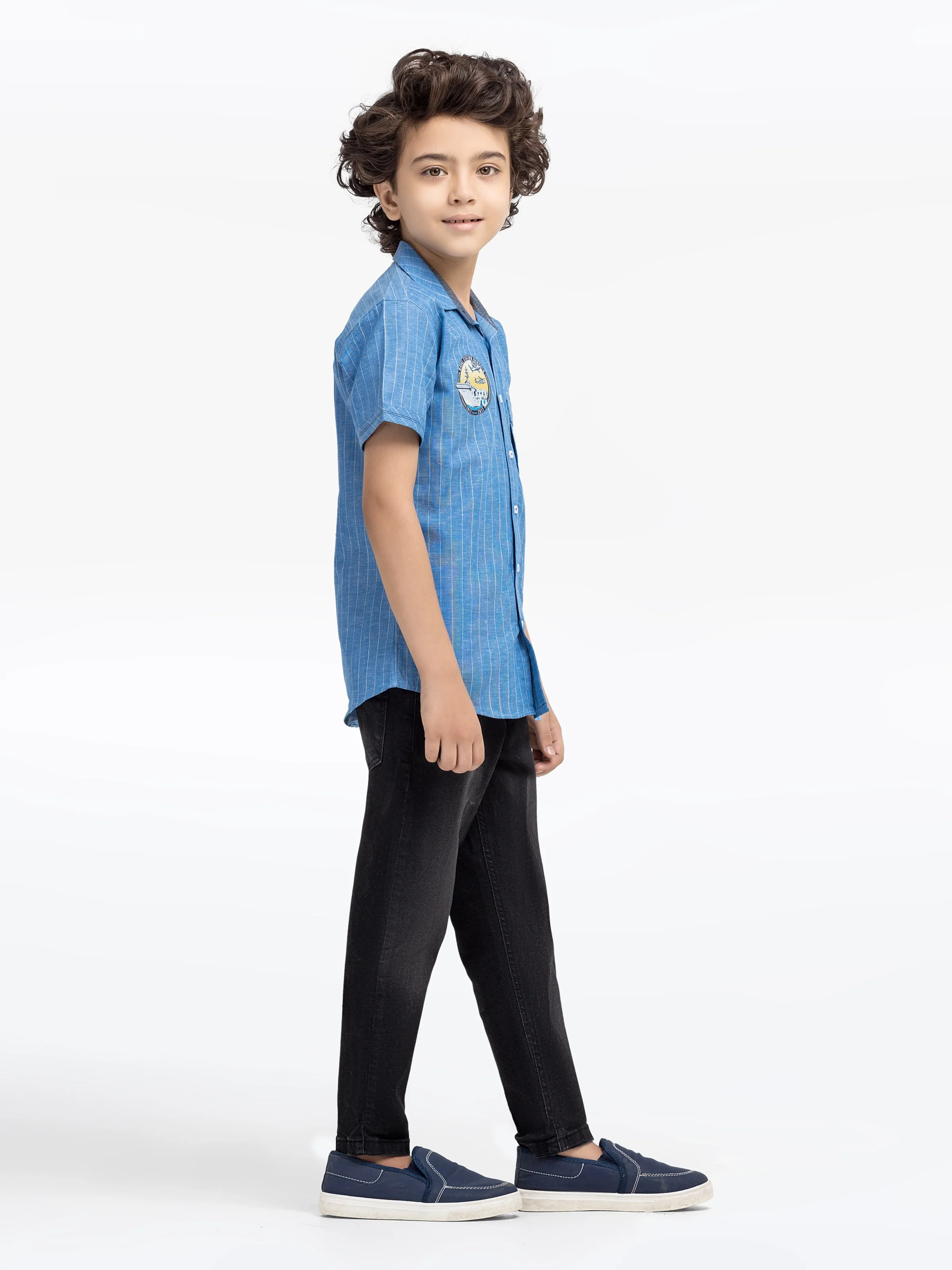 Boy's Blue Shirt - EBTS5-27592 - Image 5