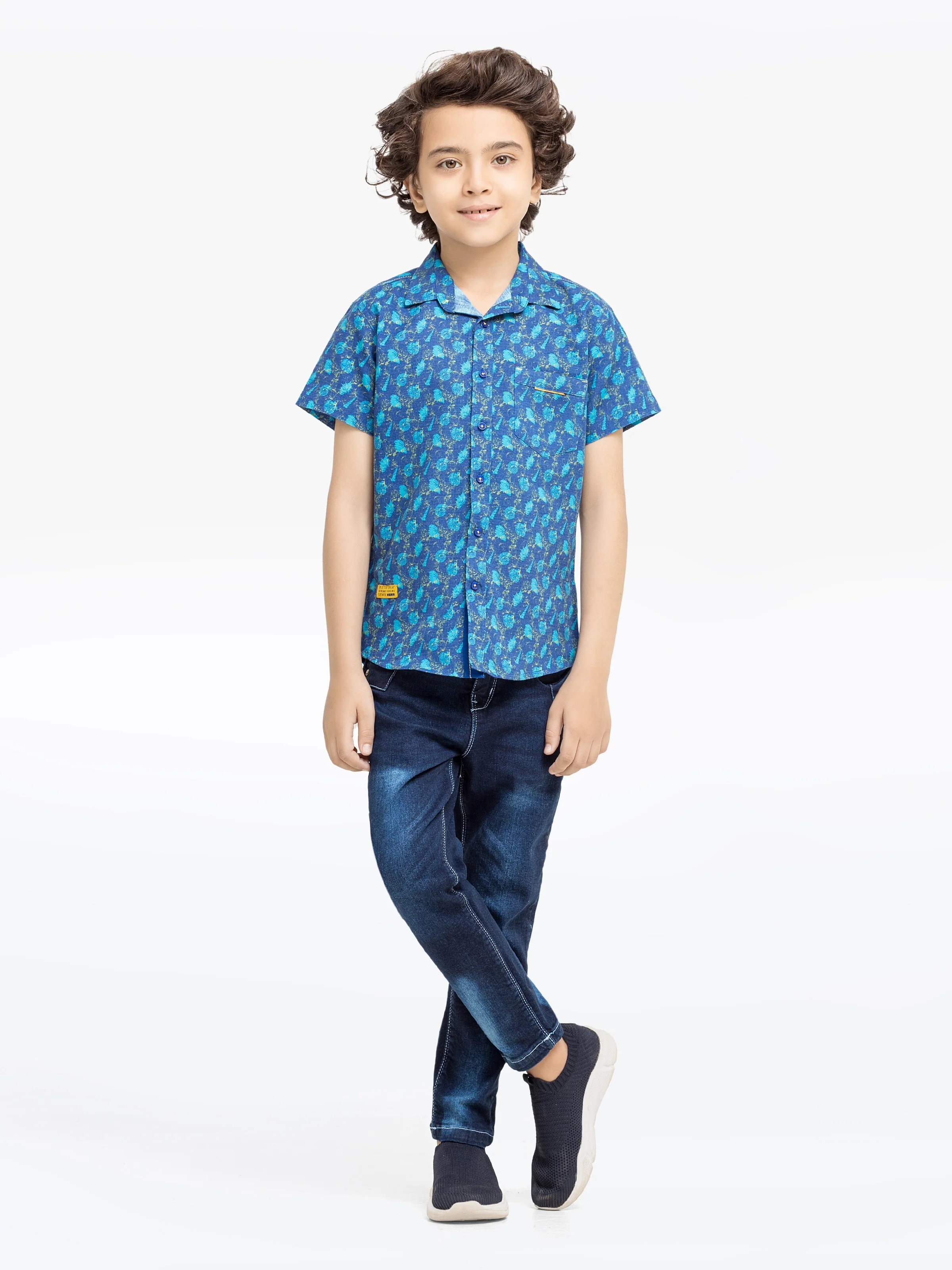 Boy's Blue Shirt - EBTS5-27605 - Image 2