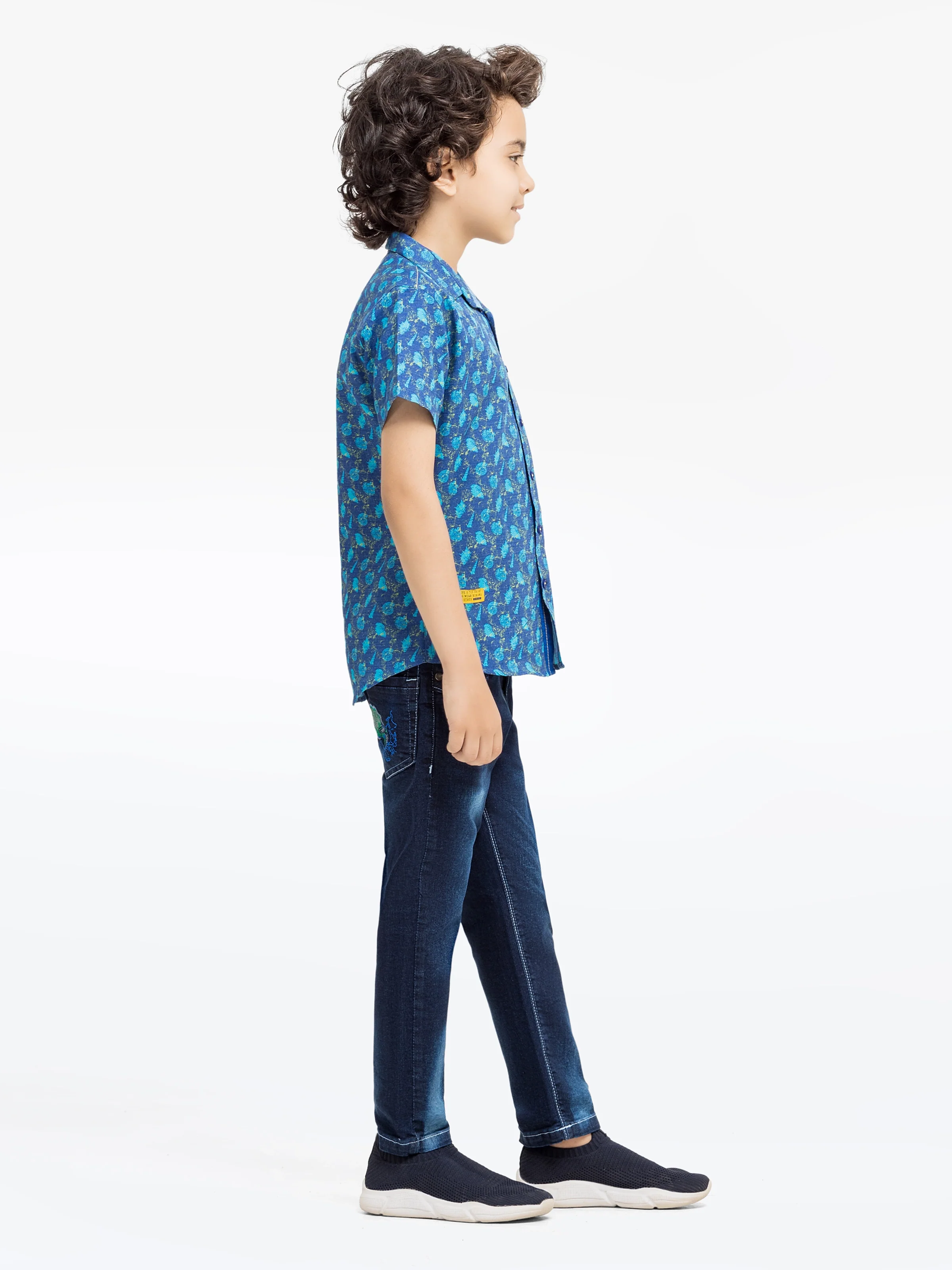 Boy's Blue Shirt - EBTS5-27605 - Image 4