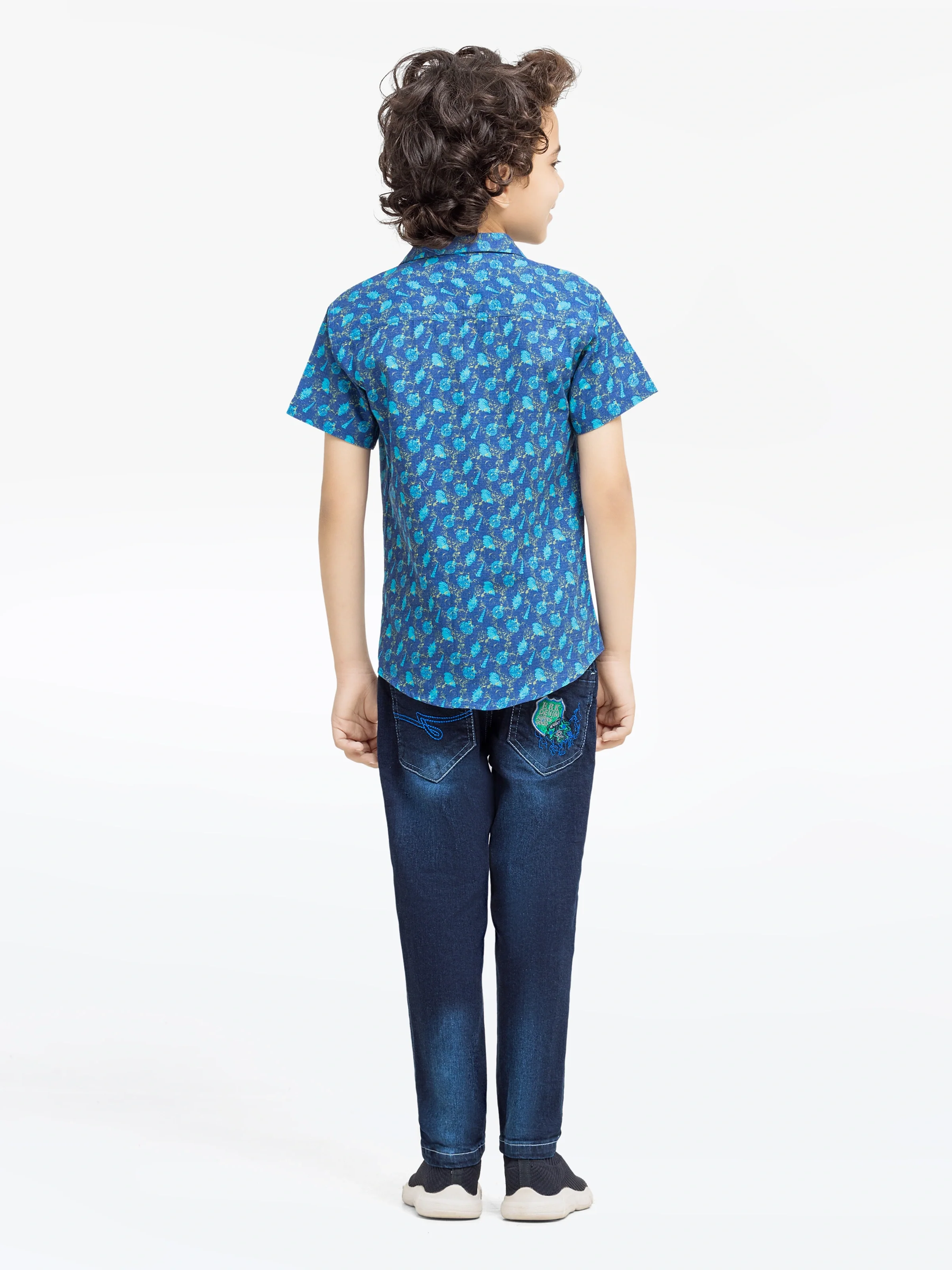 Boy's Blue Shirt - EBTS5-27605 - Image 5