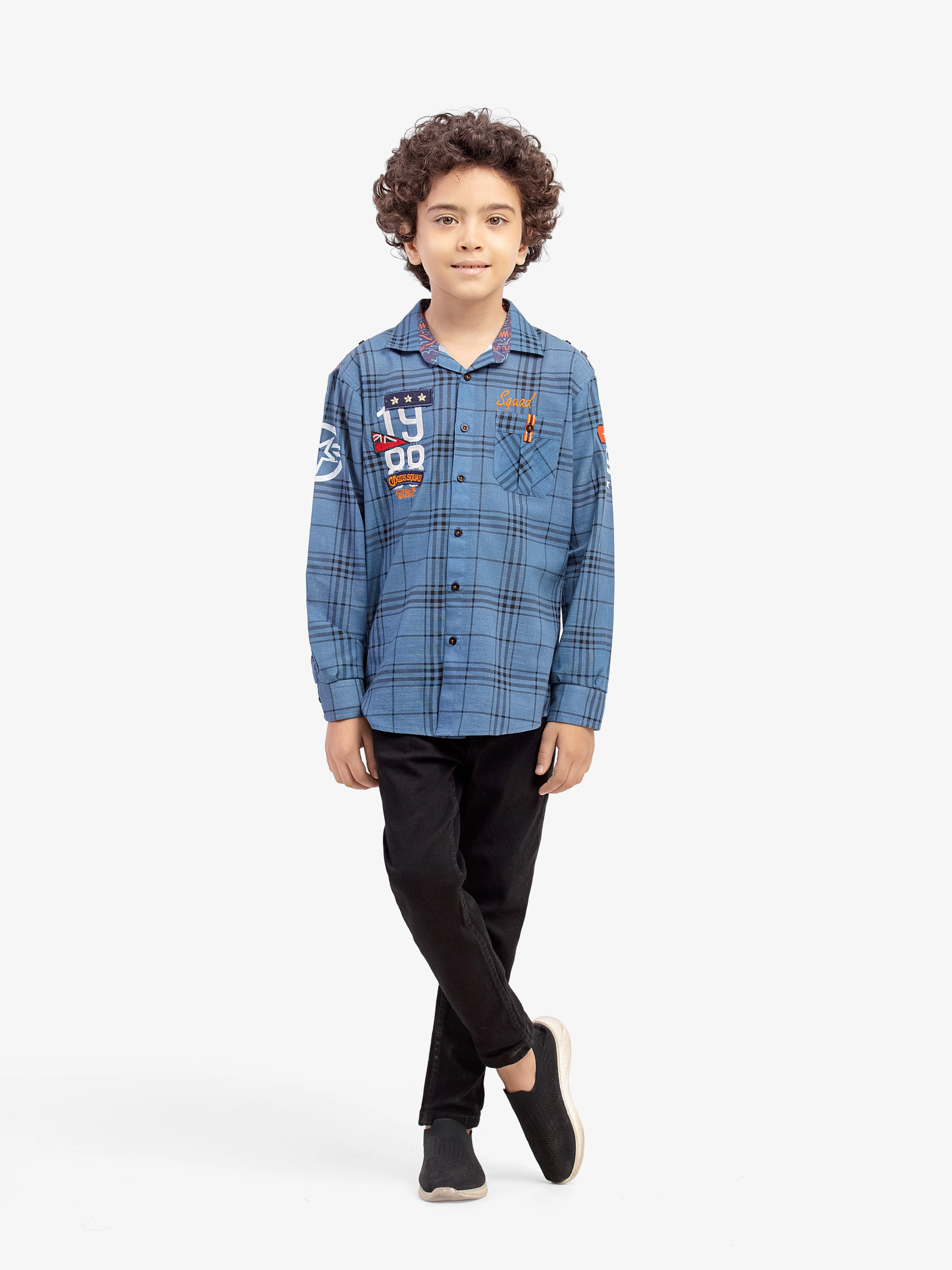 Boy's Blue Shirt - EBTS5-27610 - Image 2
