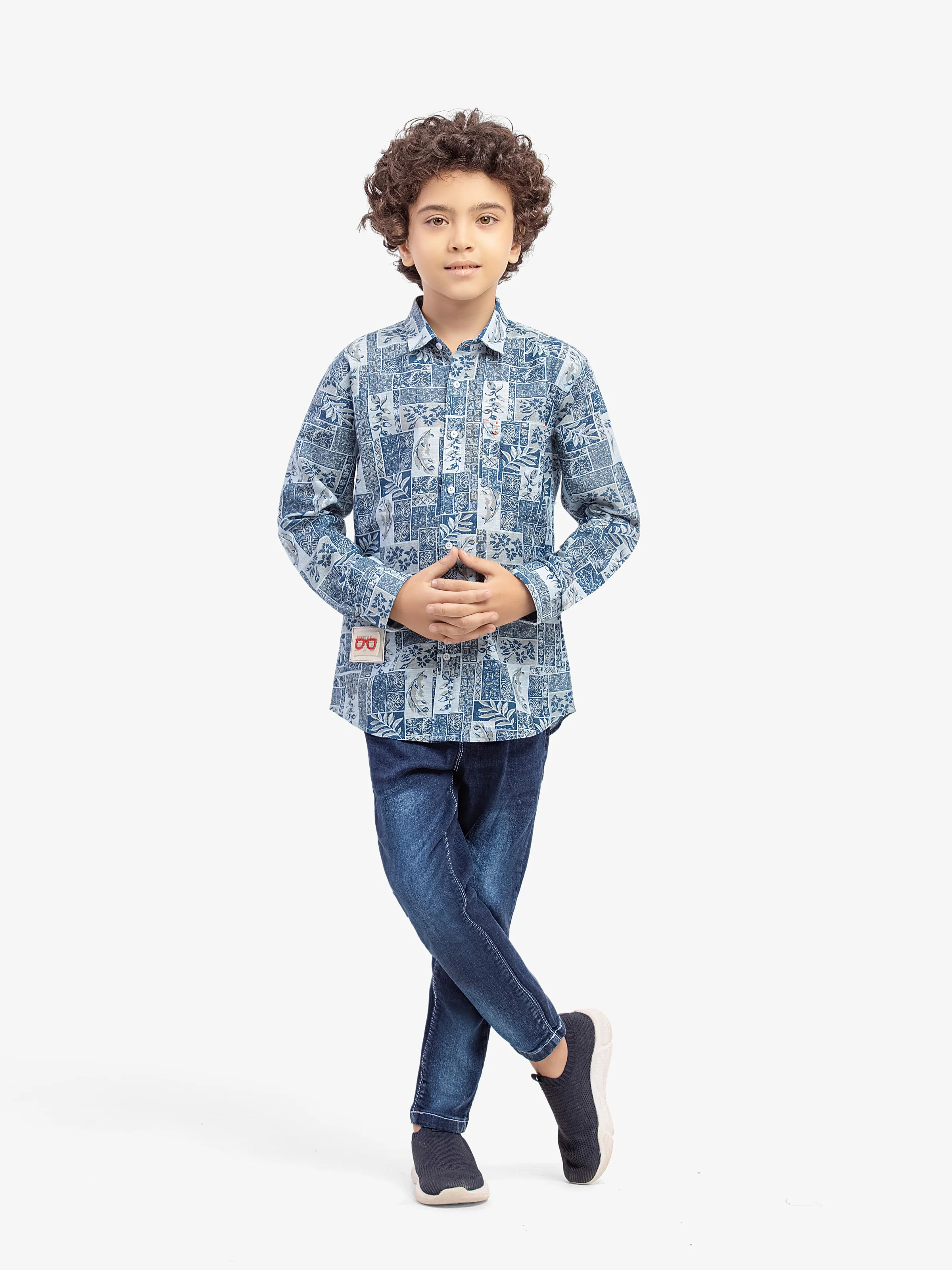 Boy's Blue Shirt - EBTS5-27647 - Image 2