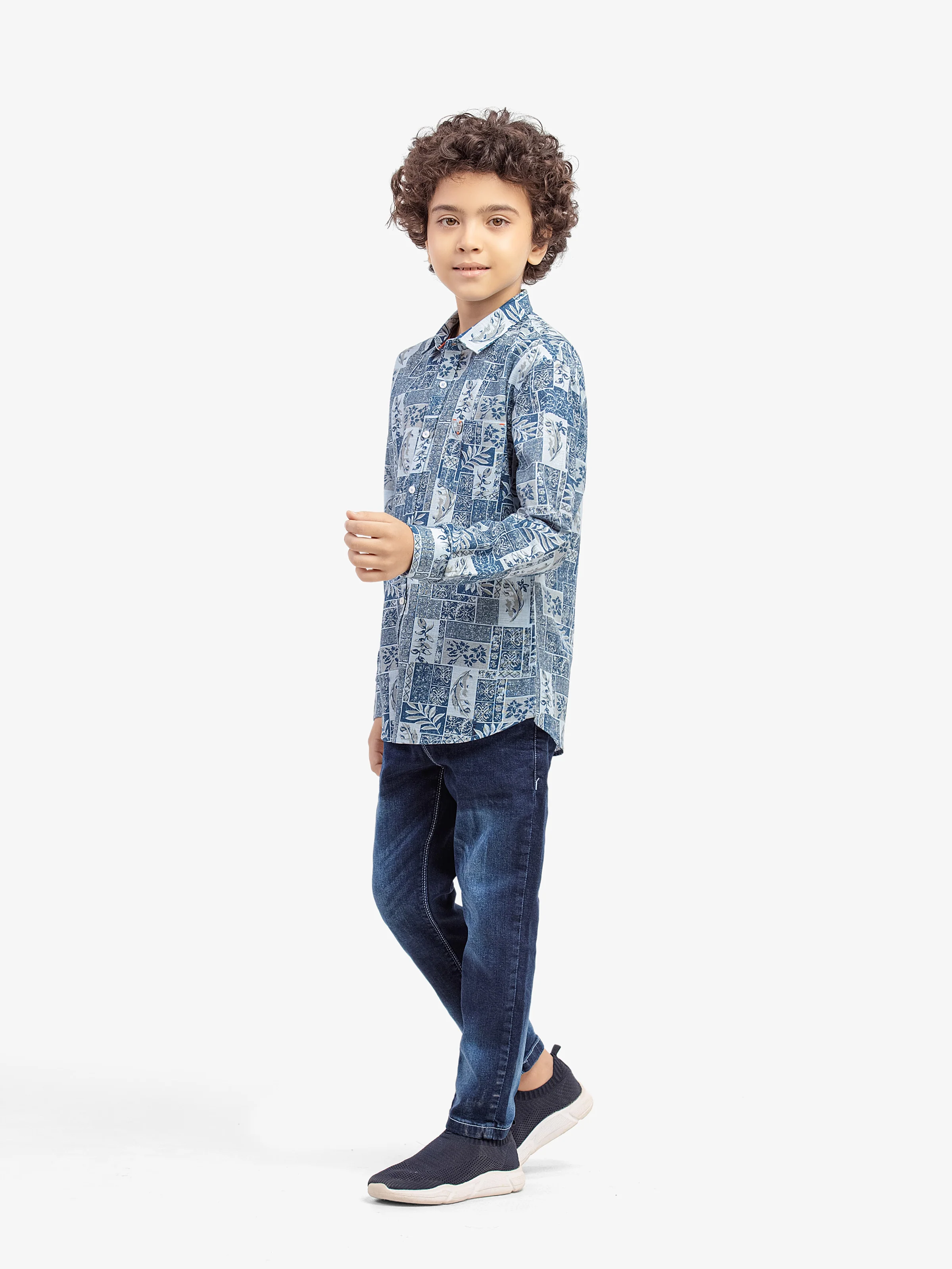 Boy's Blue Shirt - EBTS5-27647 - Image 4