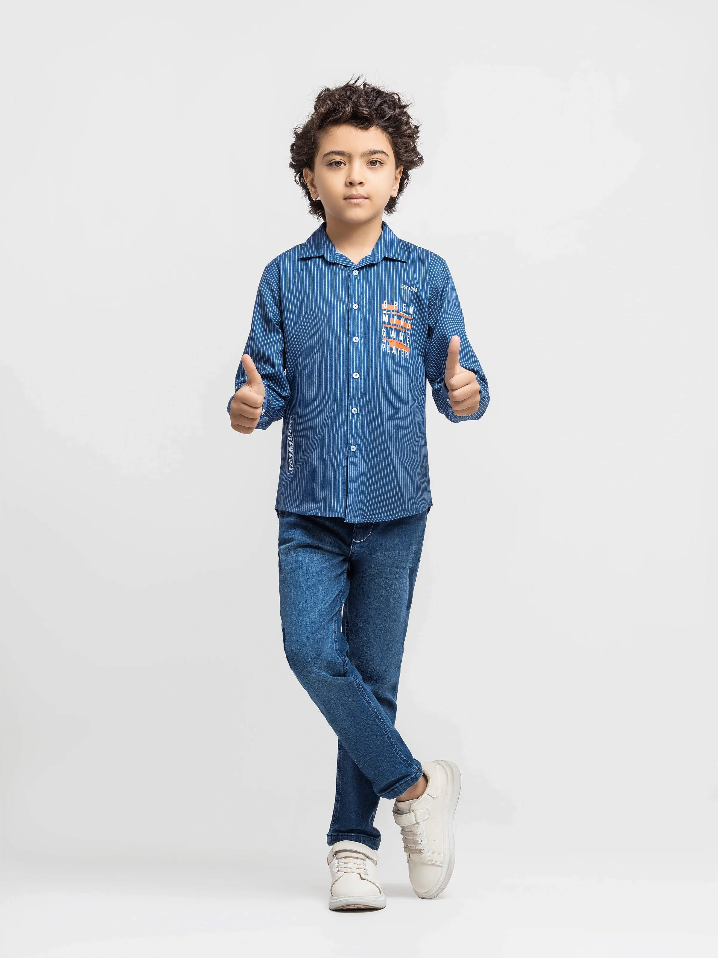 Boy's Blue Shirt - EBTSF5-27673 - Image 2