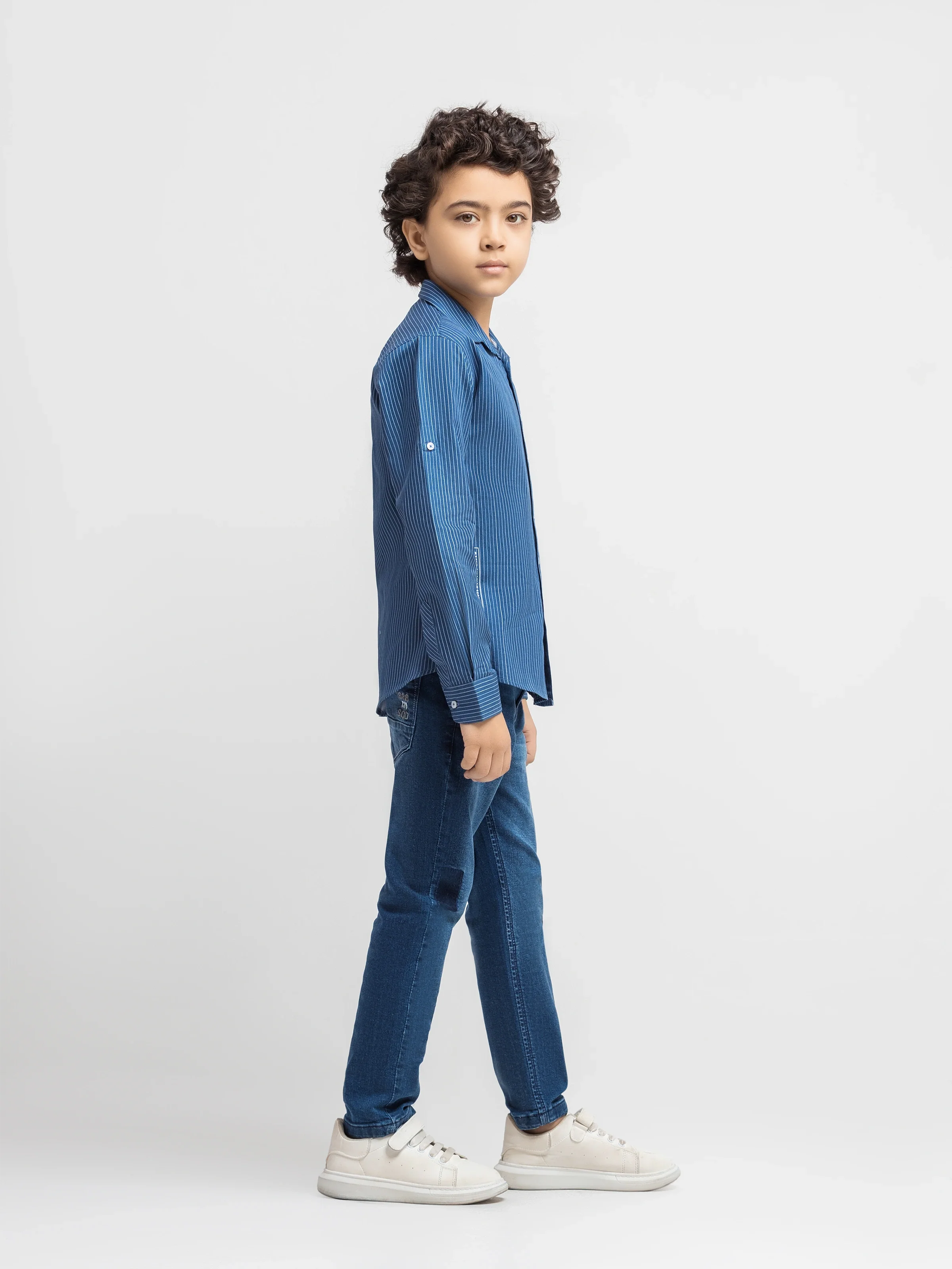 Boy's Blue Shirt - EBTSF5-27673 - Image 4