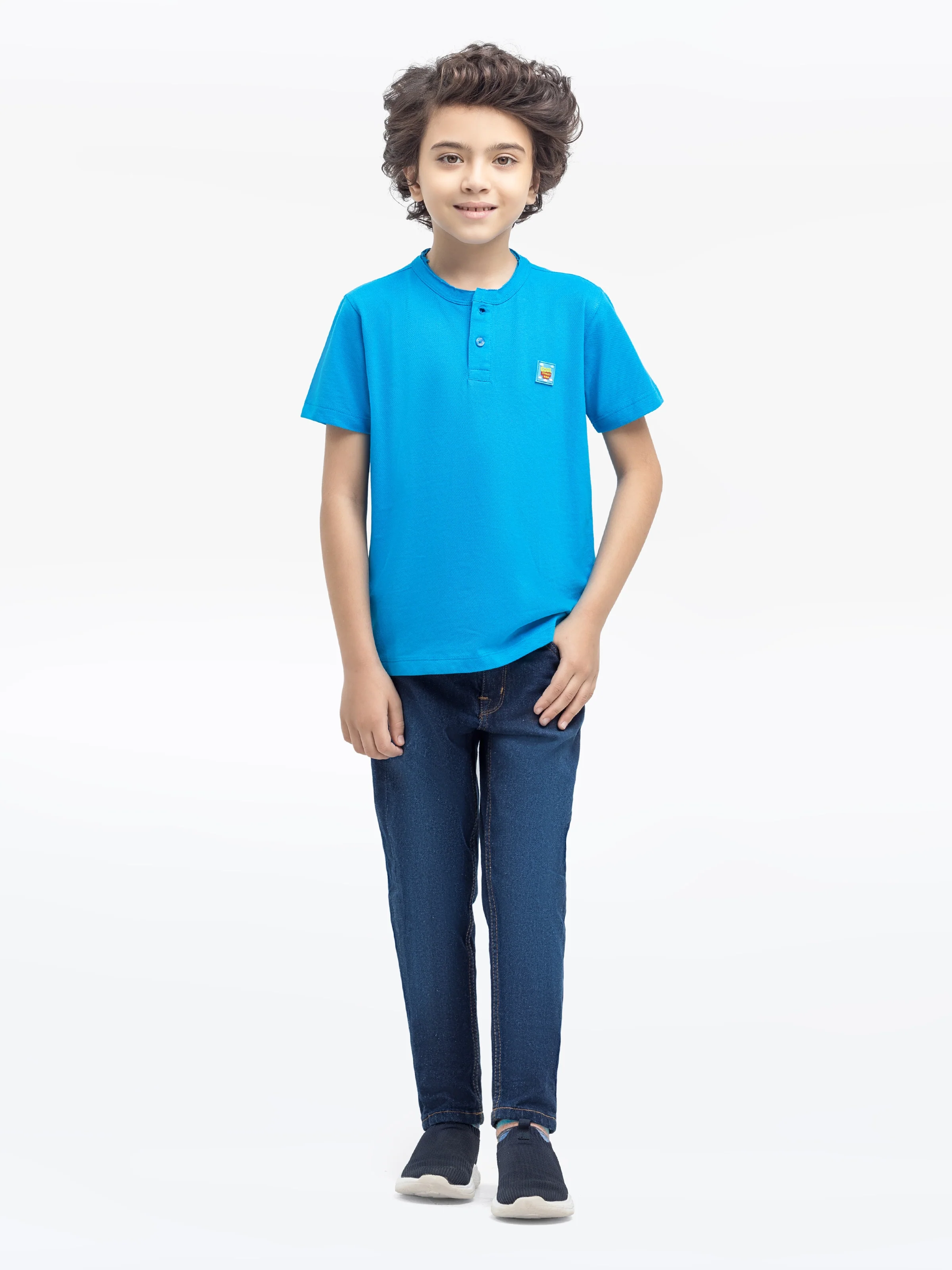 Boy's Blue T-Shirt - EBTTSH24-013 - Image 2