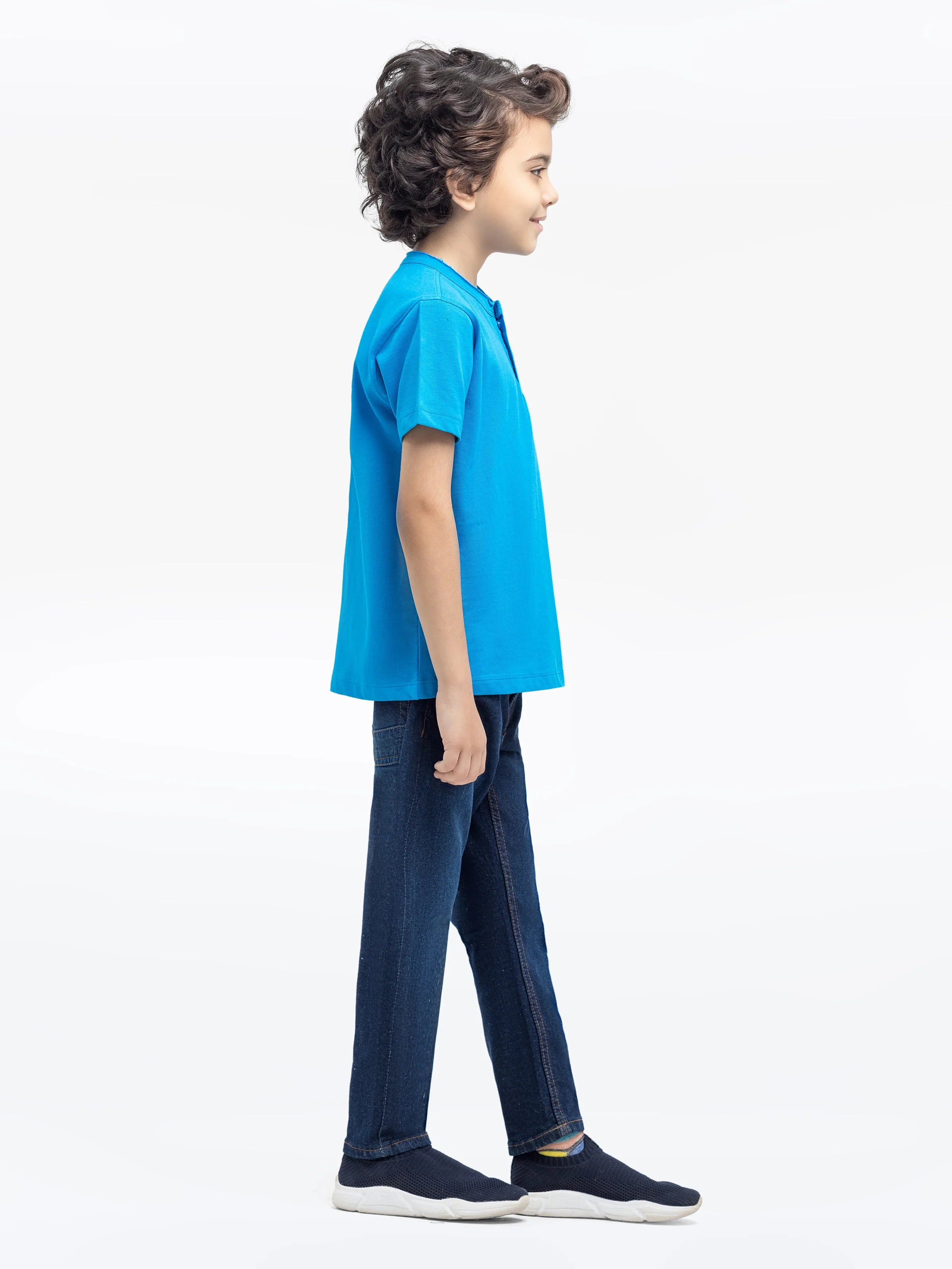 Boy's Blue T-Shirt - EBTTSH24-013 - Image 4