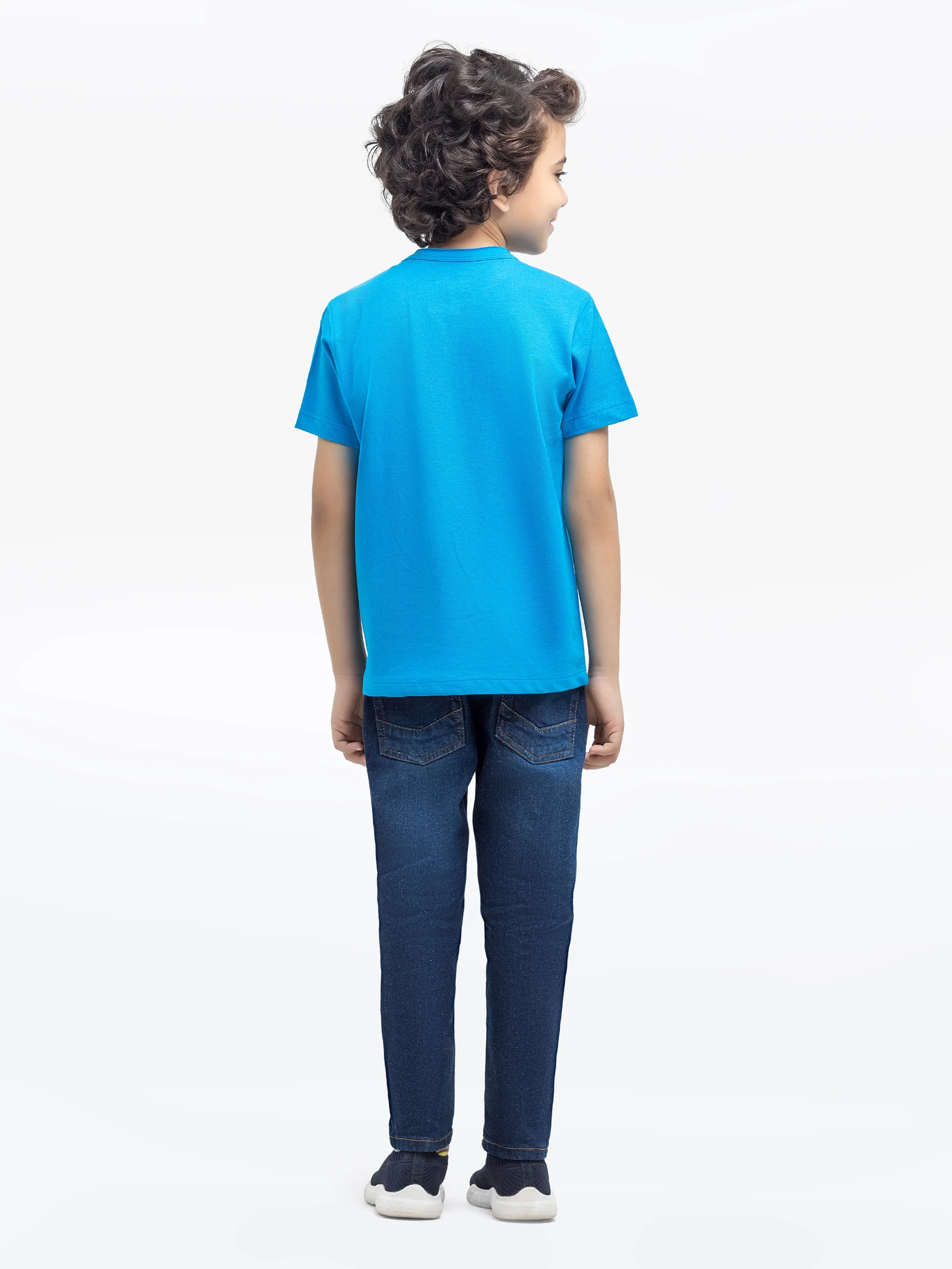 Boy's Blue T-Shirt - EBTTSH24-013 - Image 5