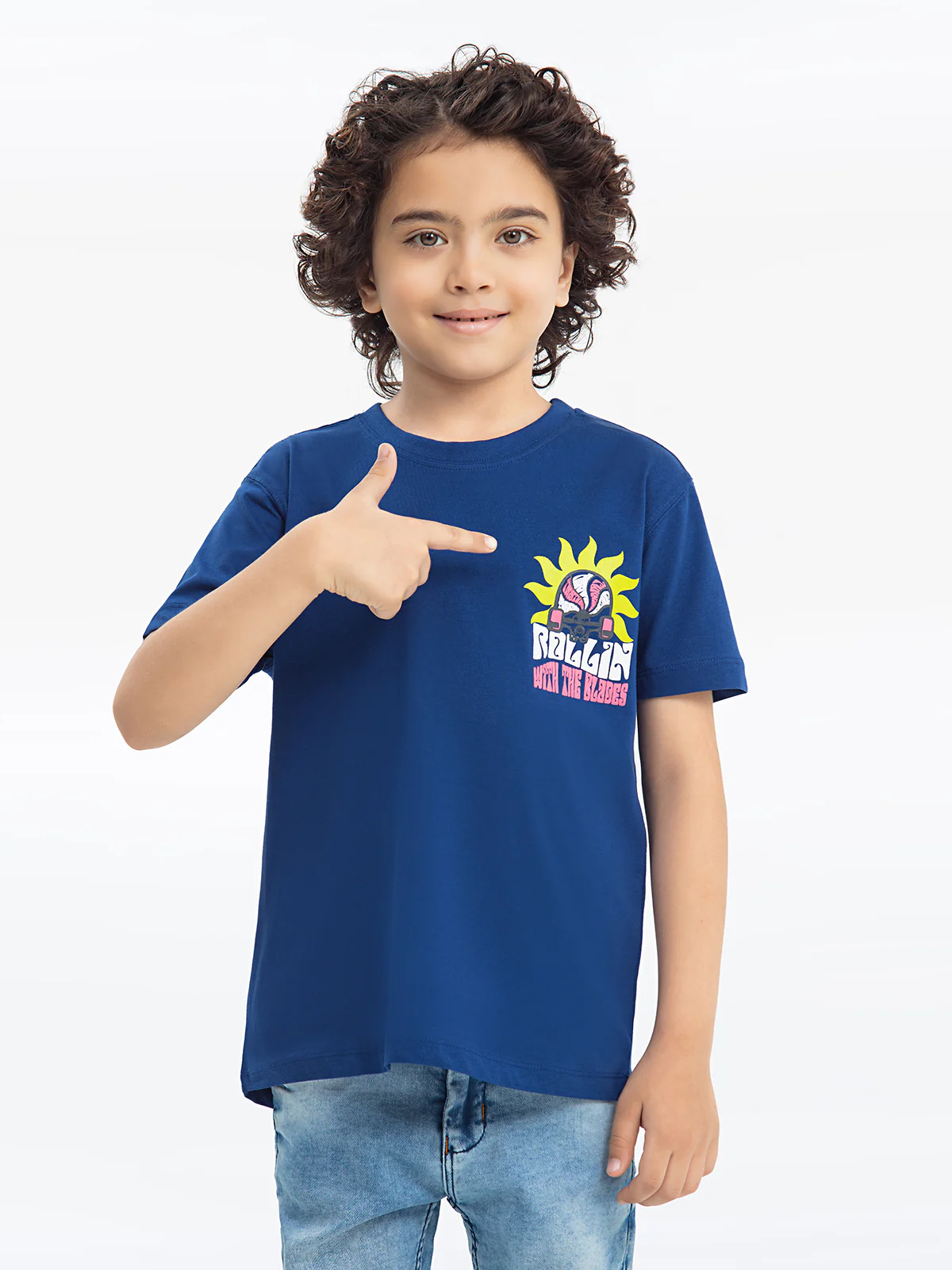 Boy's Blue T-Shirt - EBTTS24-028 - Image 2