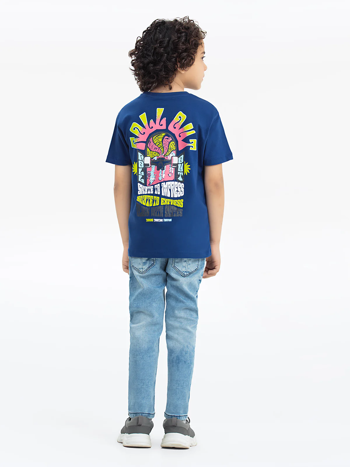 Boy's Blue T-Shirt - EBTTS24-028 - Image 4