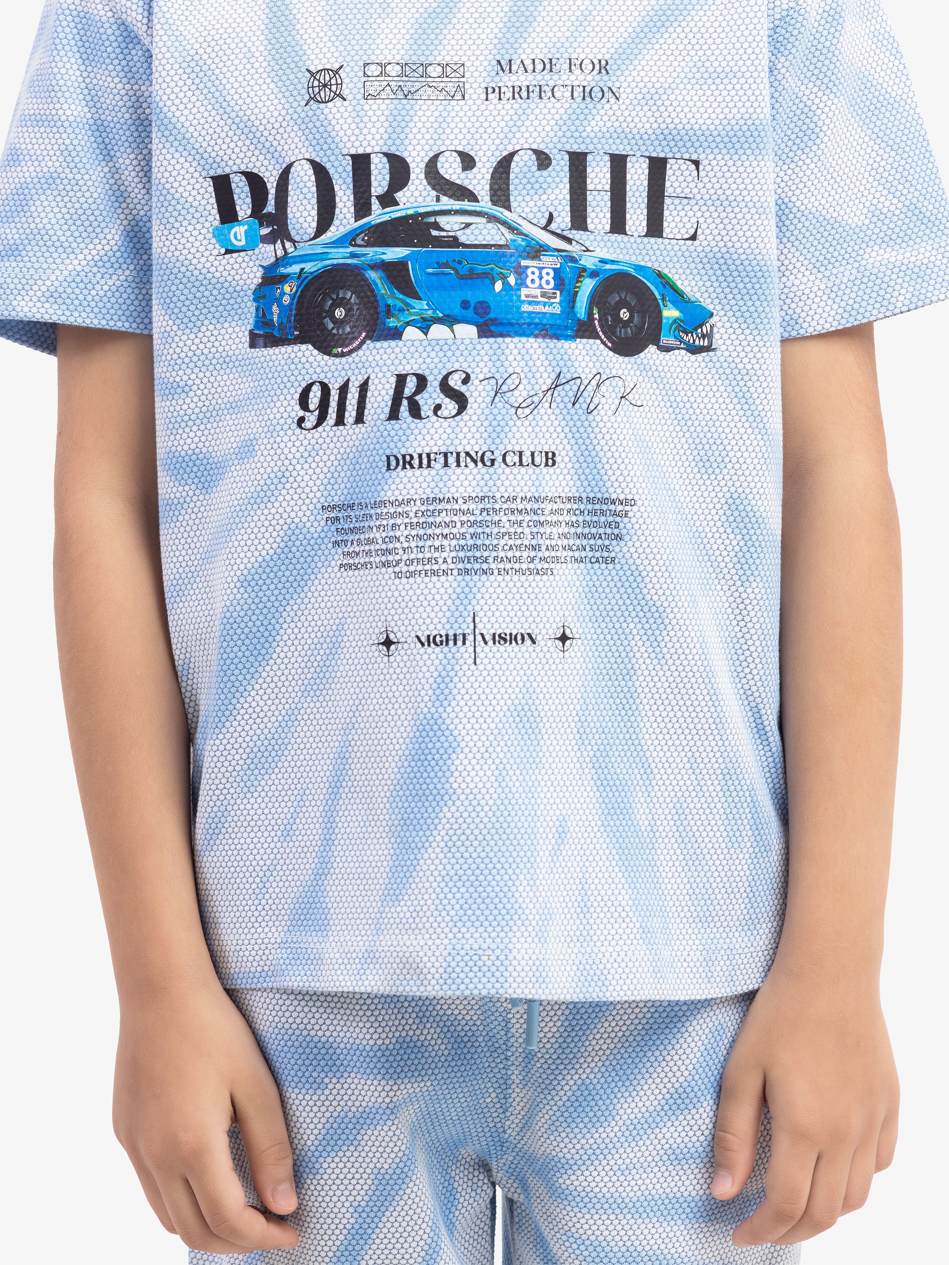 Boy's Blue & White Co-Ord Set - EBTCS5-026 - Image 3
