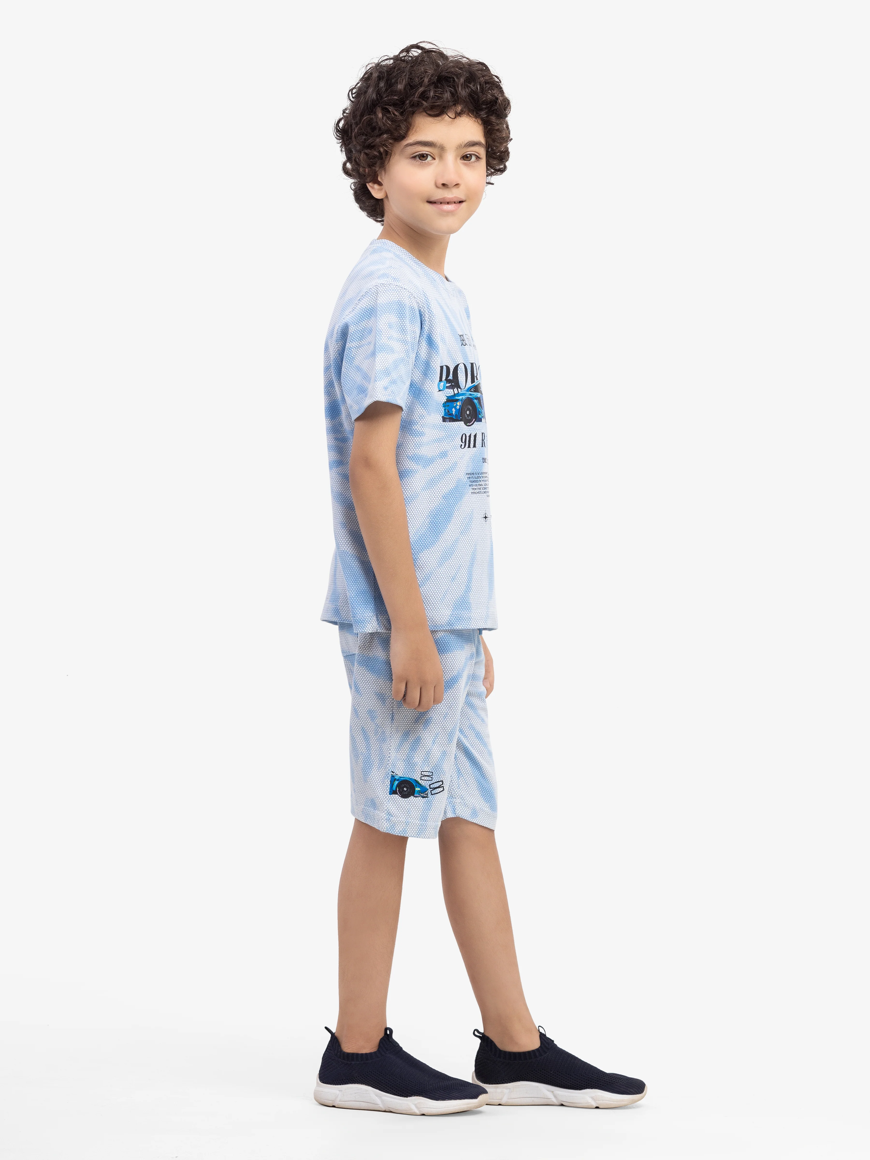 Boy's Blue & White Co-Ord Set - EBTCS5-026 - Image 4