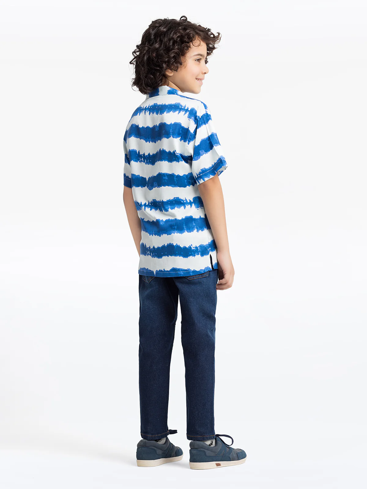 Boy's Blue & White Shirt - EBTS24-27529 - Image 5