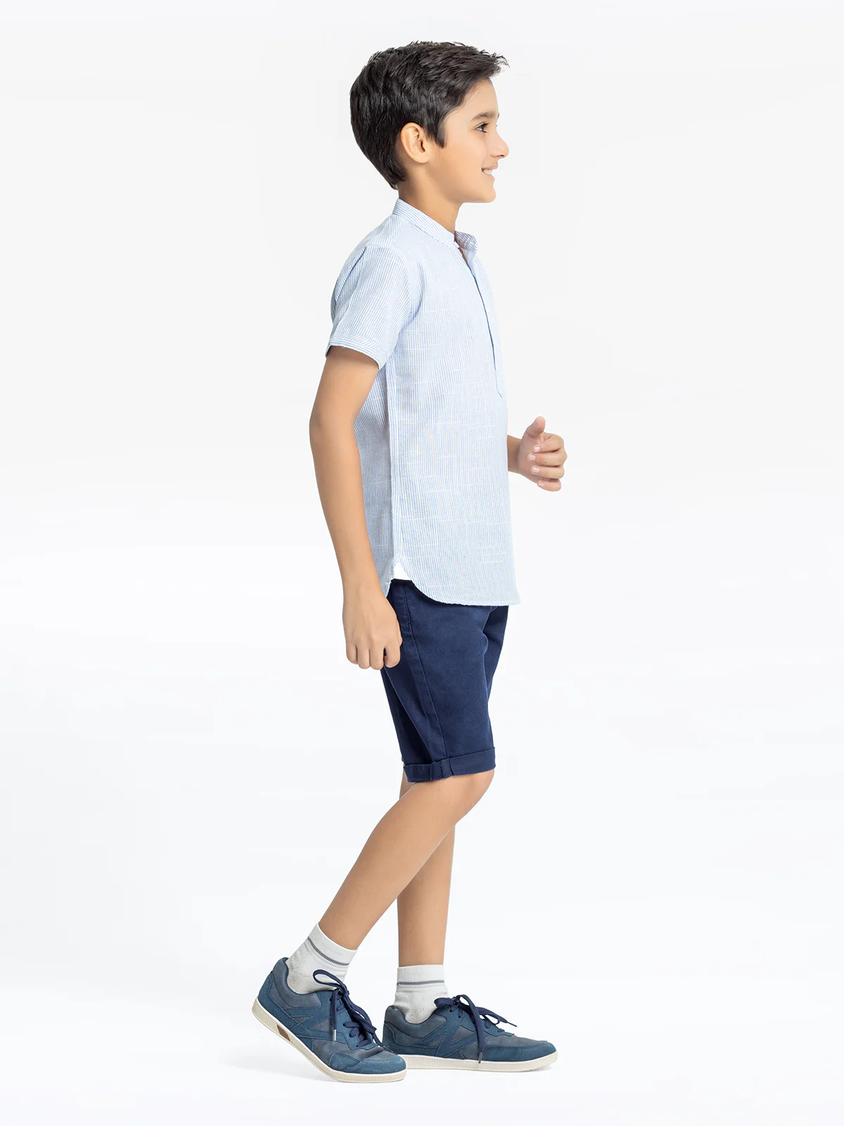 Boy's Blue & White Shirt - EBTS24-27540 - Image 4