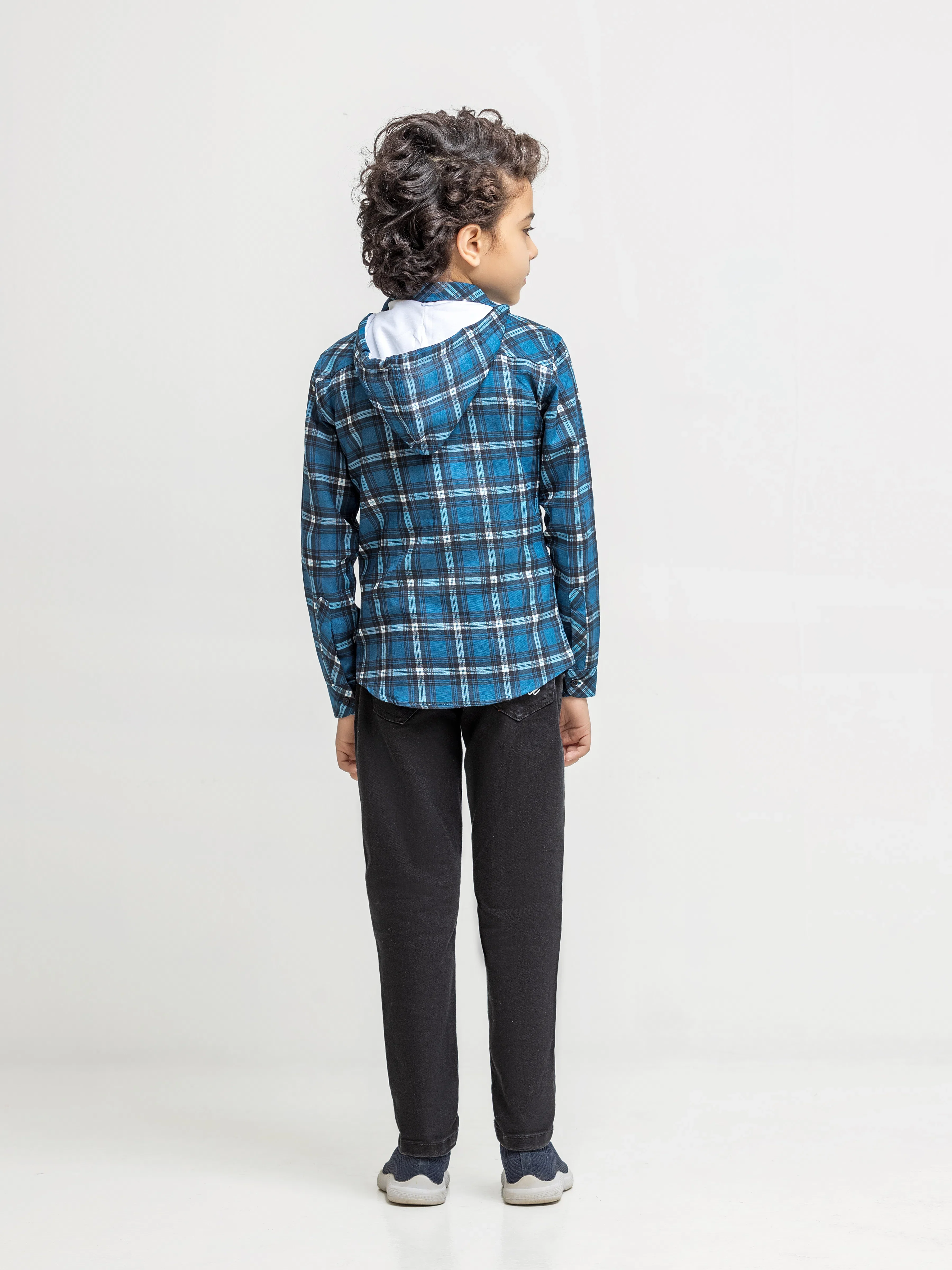Boy's Blue & White Shirt - EBTS5-27581-2P - Image 6