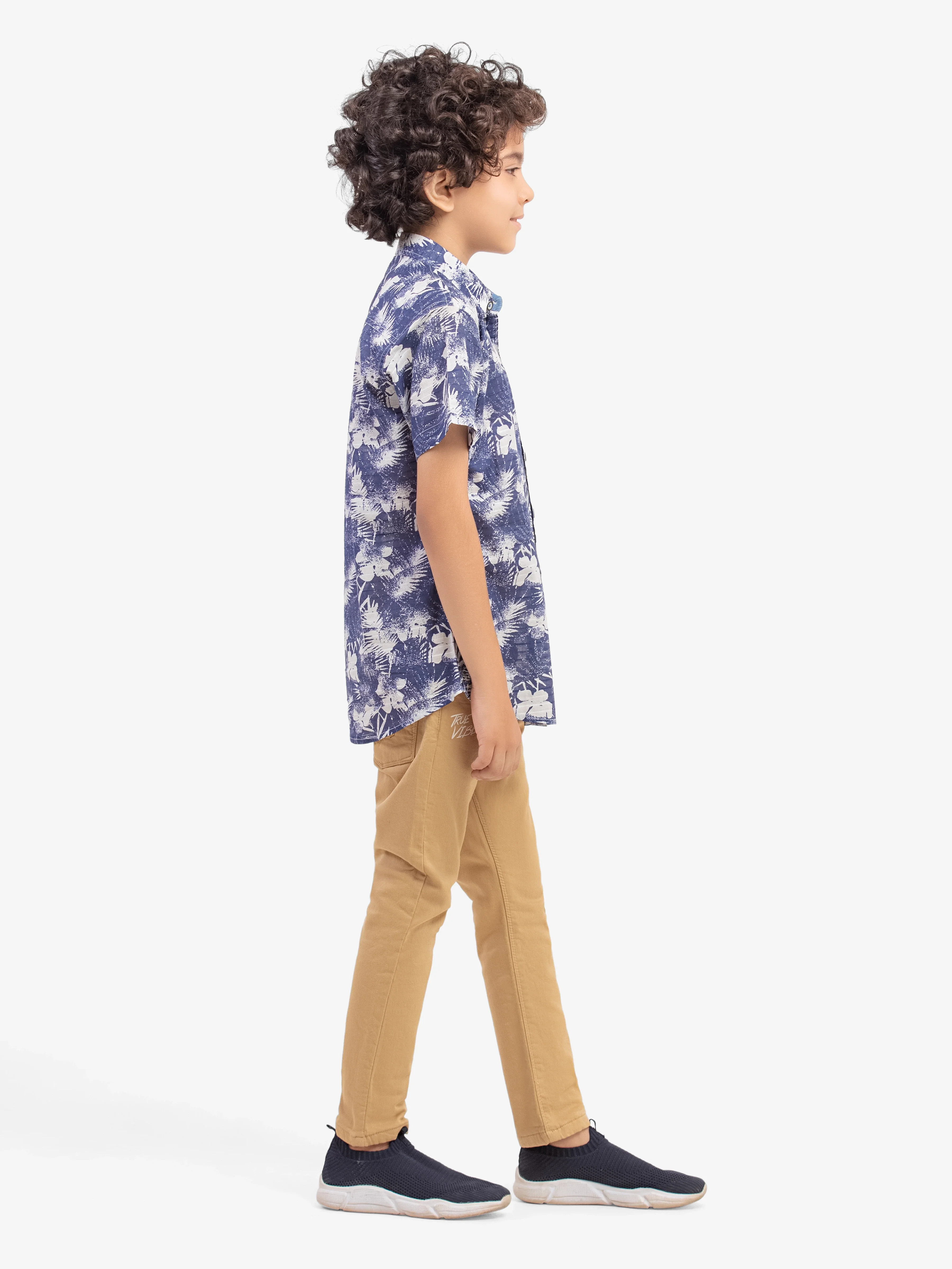 Boy's Blue & White Shirt - EBTS5-27640 - Image 4