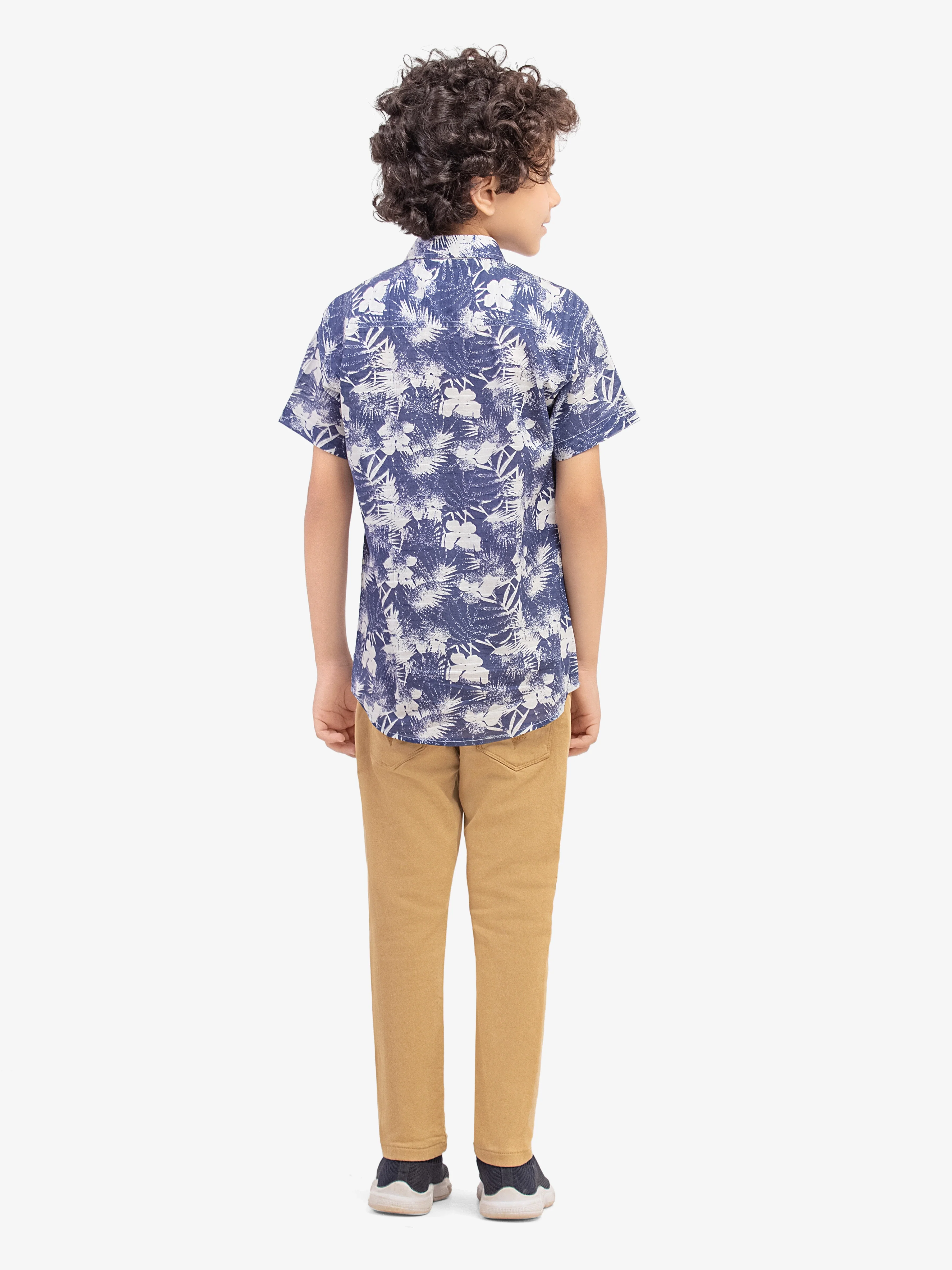 Boy's Blue & White Shirt - EBTS5-27640 - Image 5