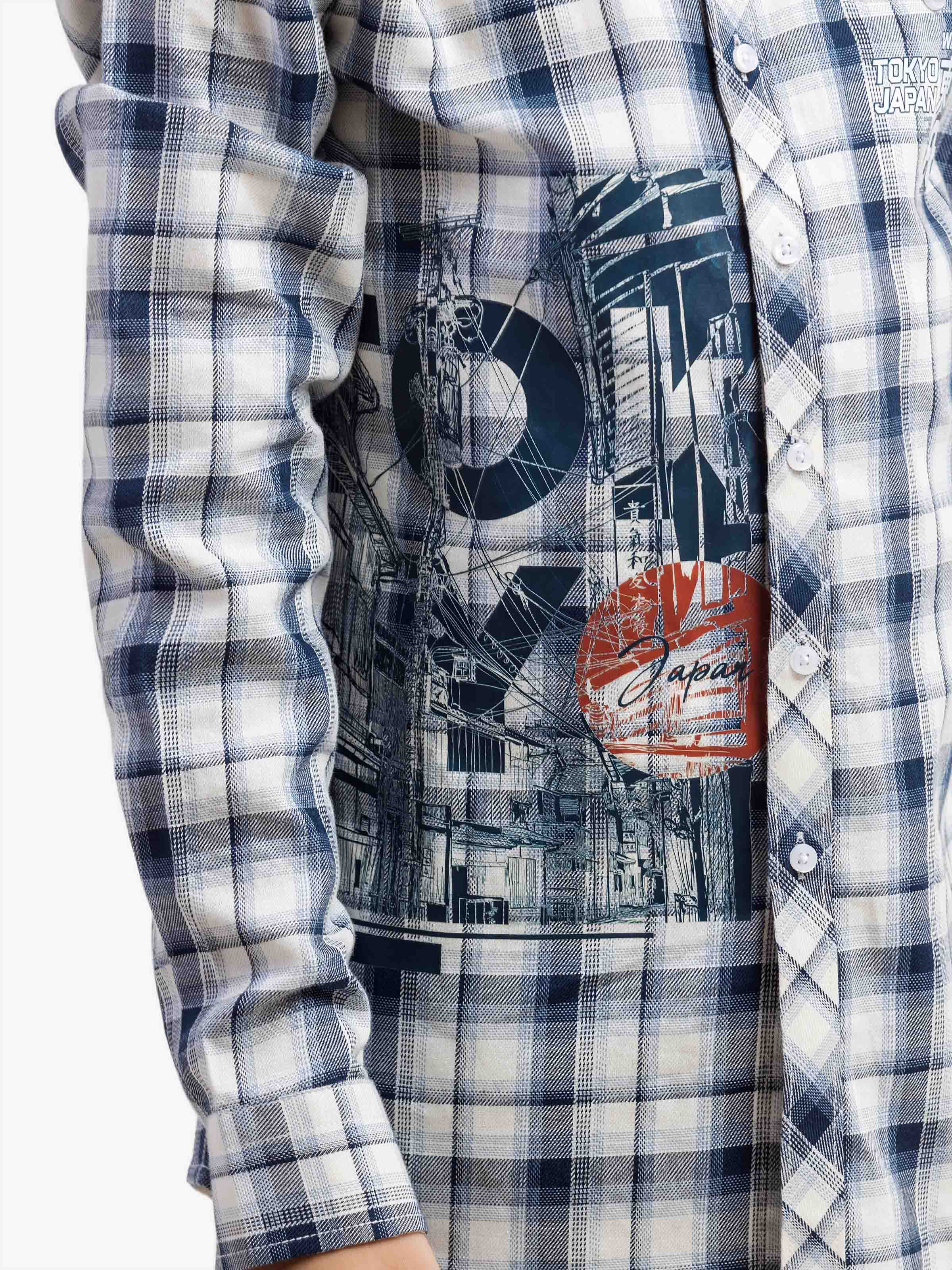 Boy's Blue & White Shirt - EBTSF5-27660 - Image 4