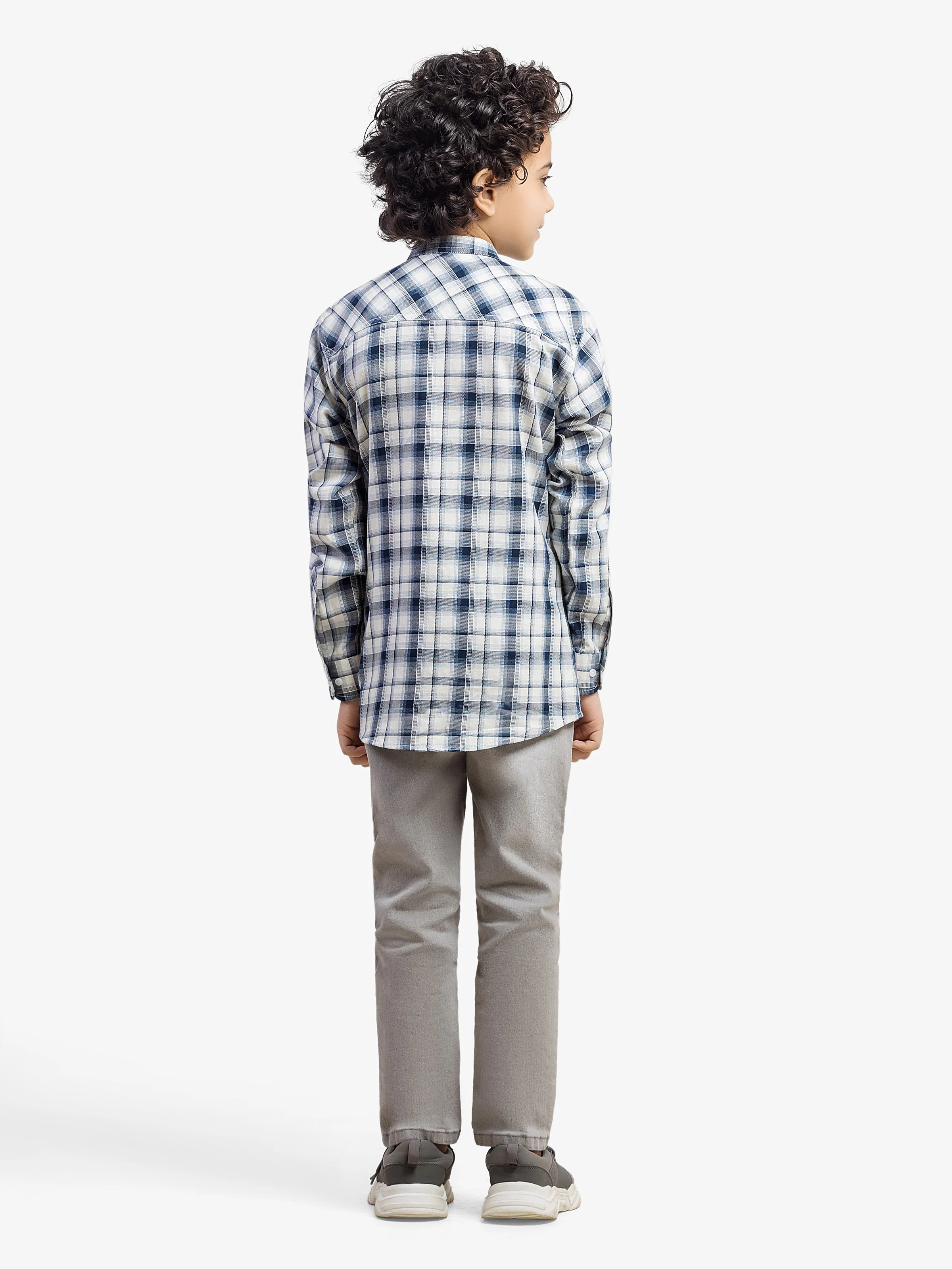 Boy's Blue & White Shirt - EBTSF5-27660 - Image 6