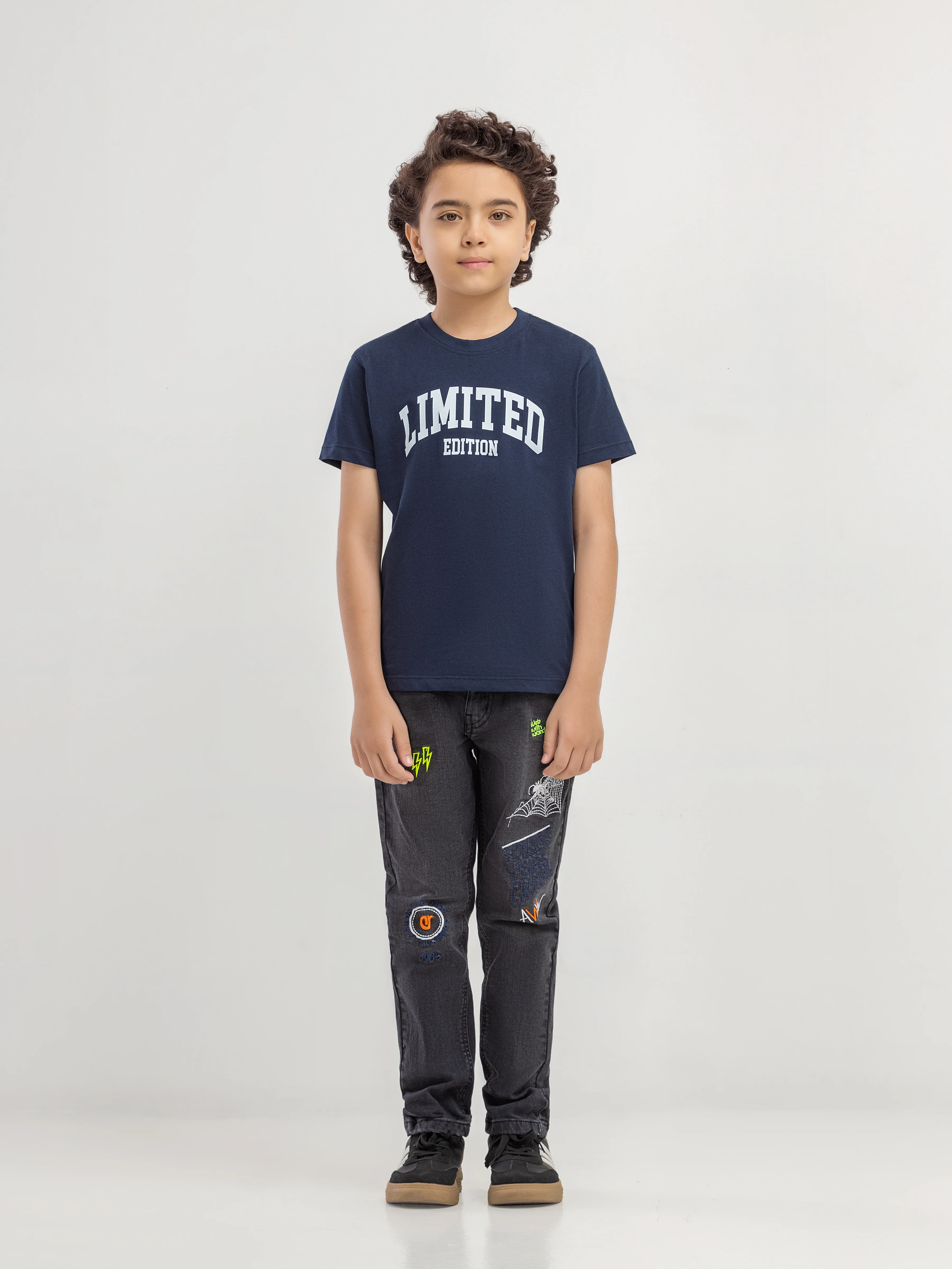 Boy's Blue & White Shirt - EBTSF6-27693-2P - Image 2