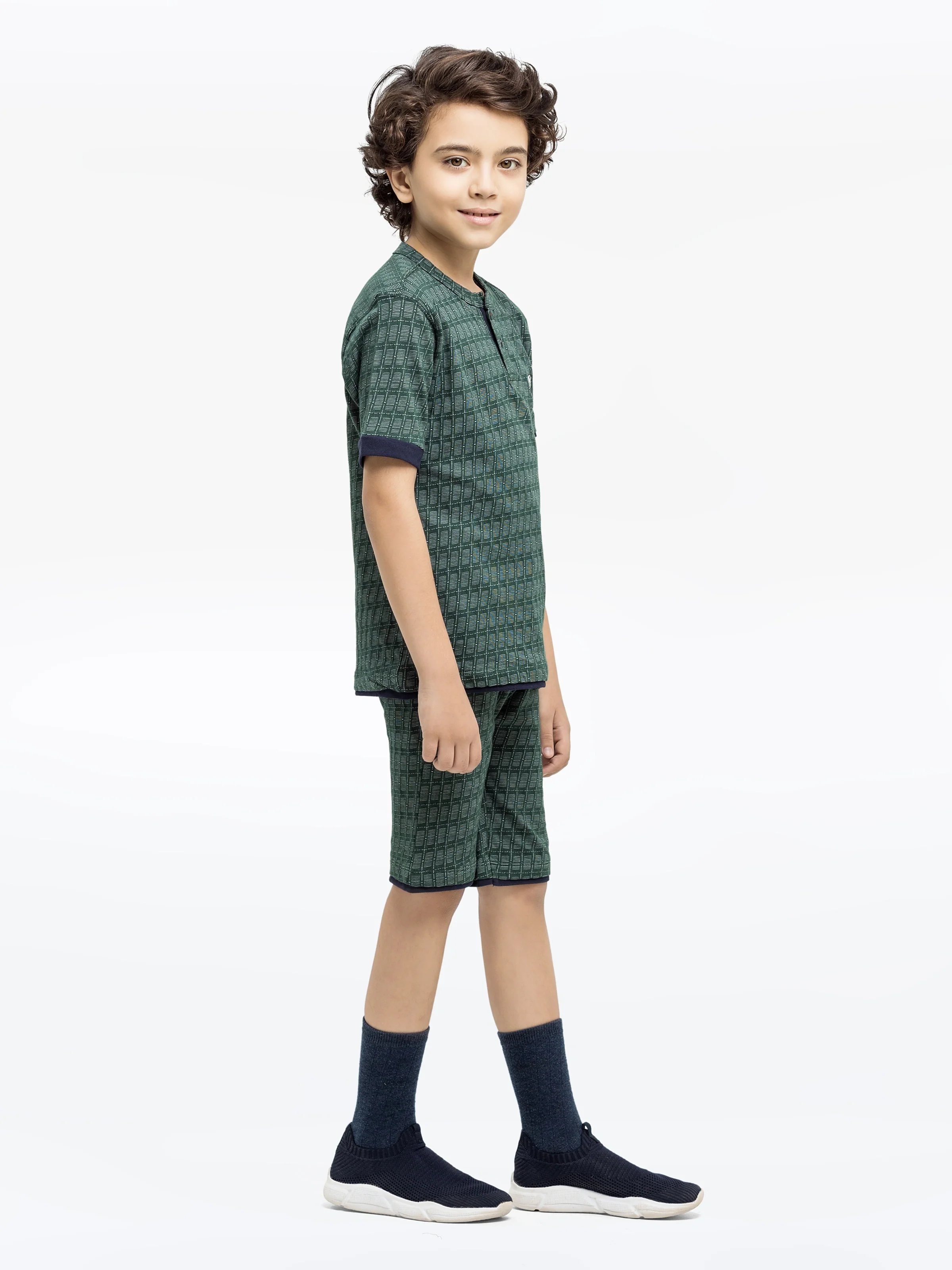 Boy's Bottle Green Co-Ord Set - EBTCS24-026 - Image 4