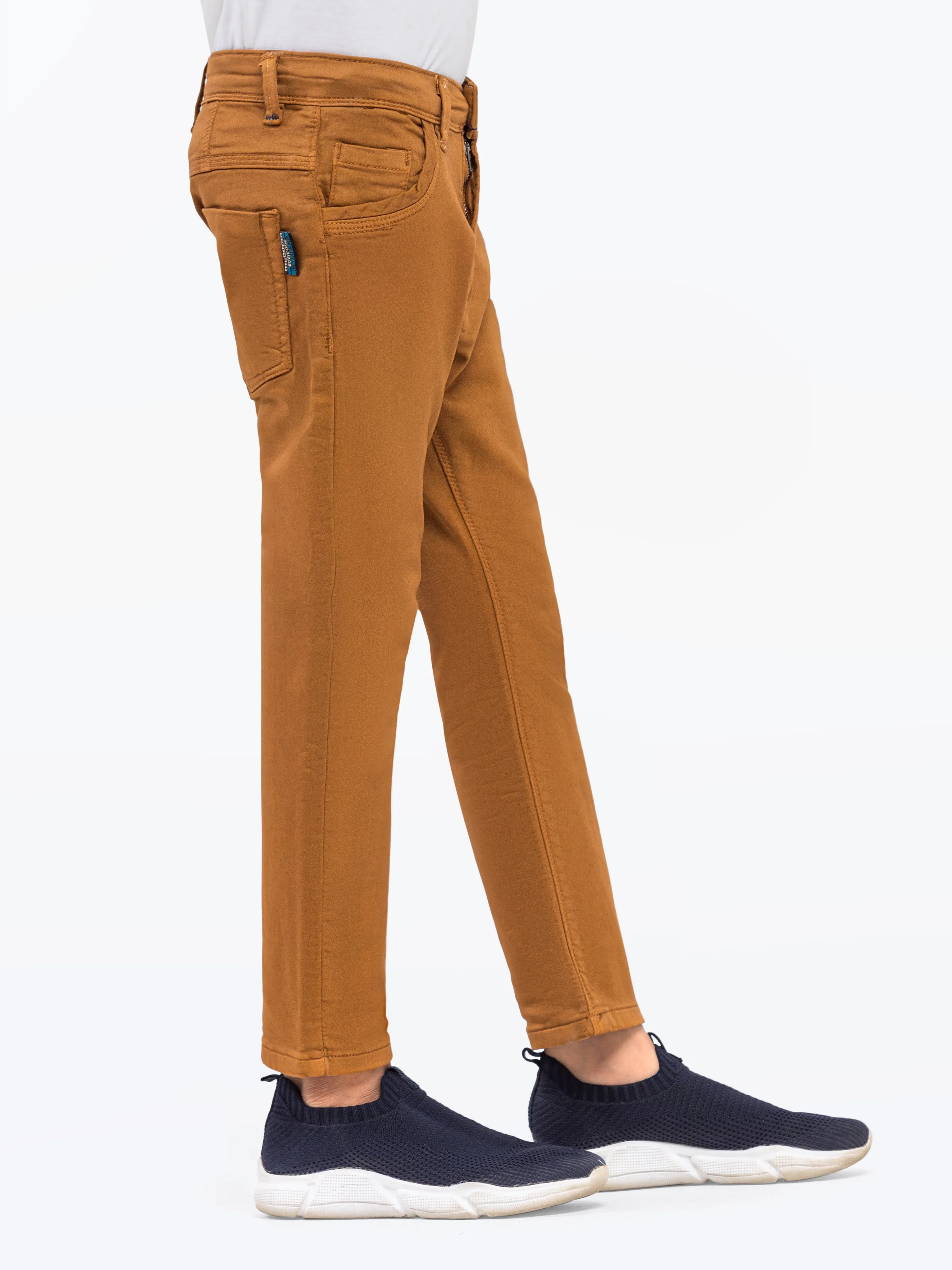 Boy's Brown Chino Pant - EBBCP5-004 - Image 4