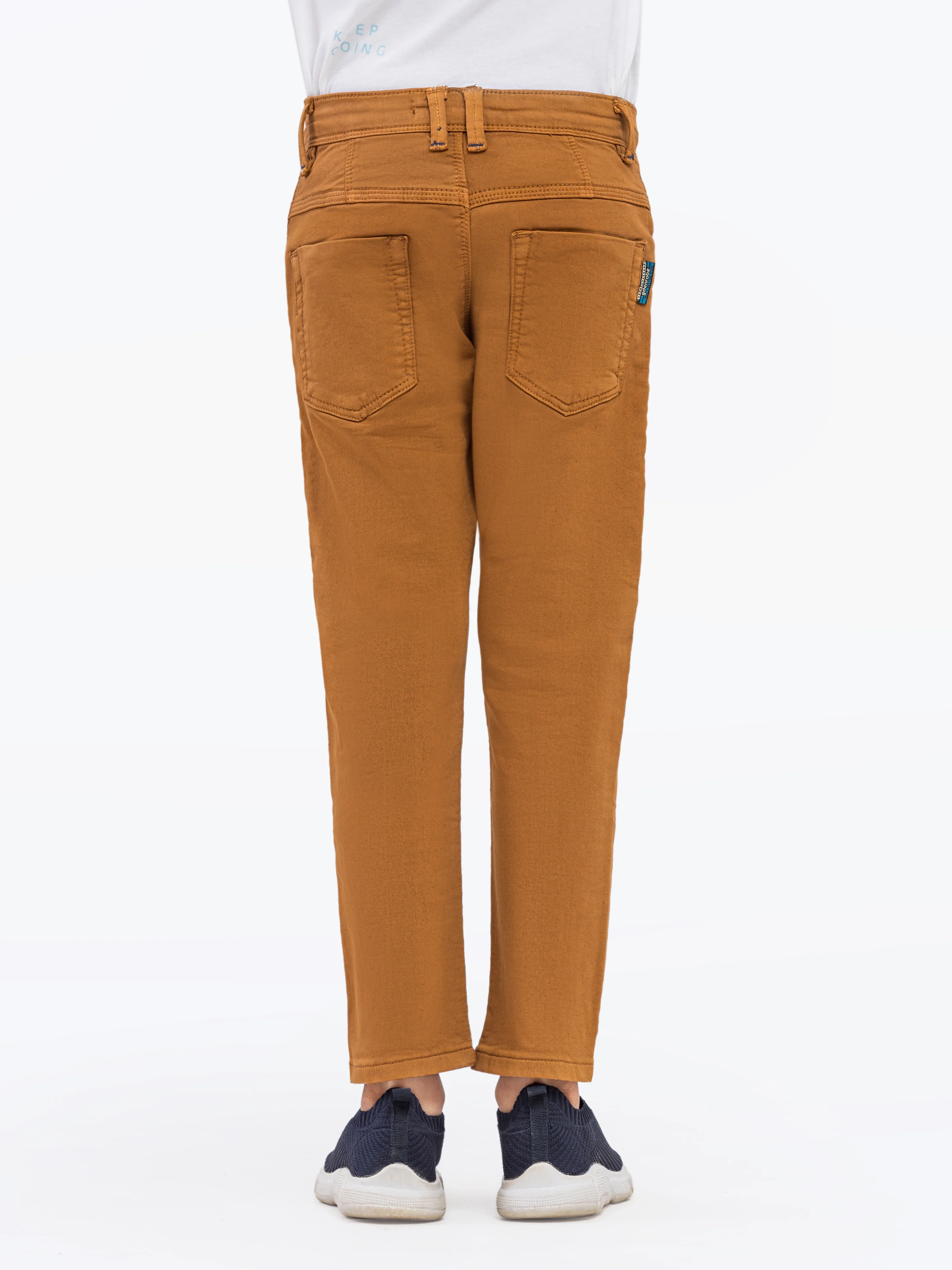 Boy's Brown Chino Pant - EBBCP5-004 - Image 5