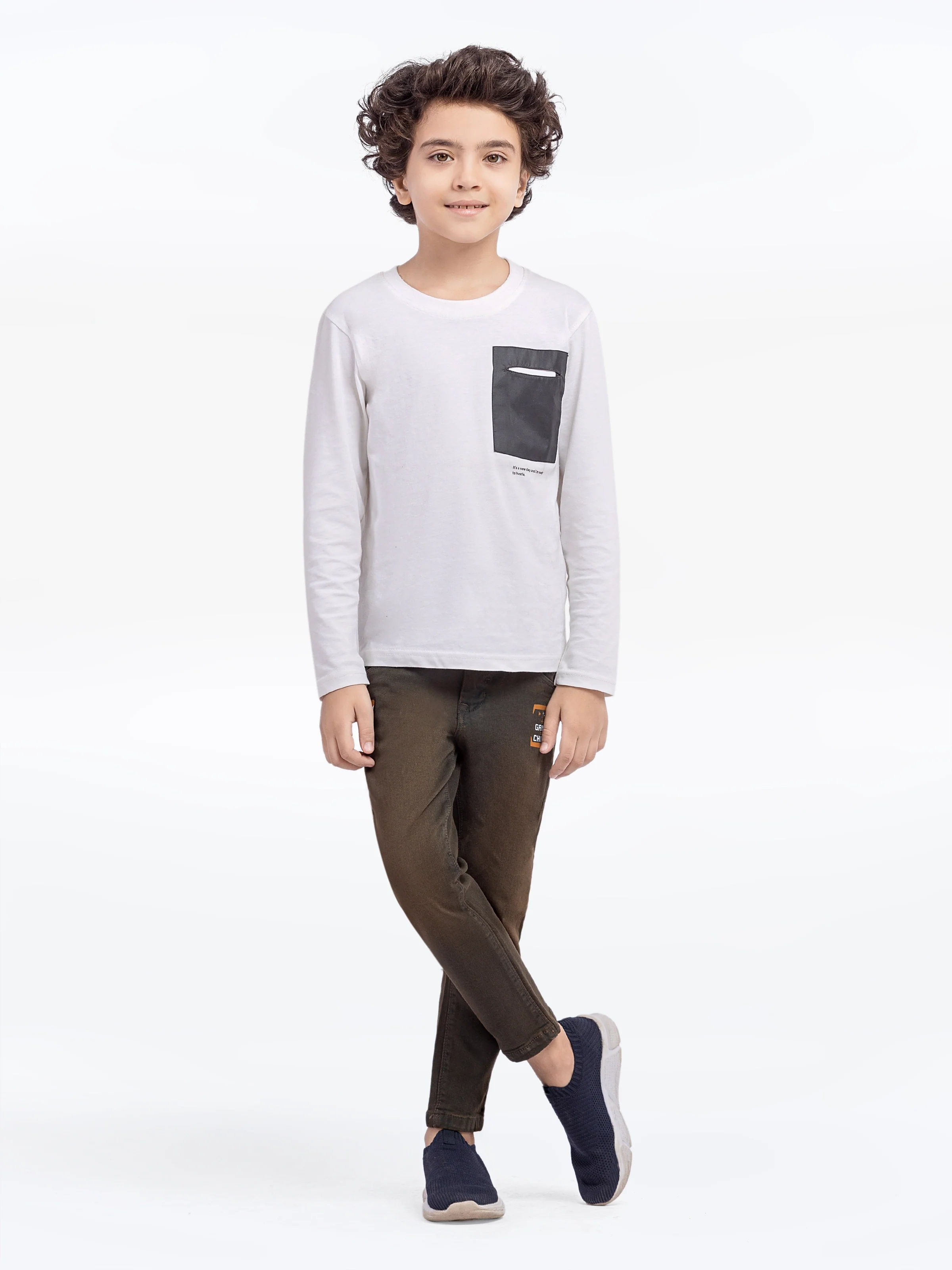 Boy's Brown Denim Pant - EBBDP5-026 - Image 2