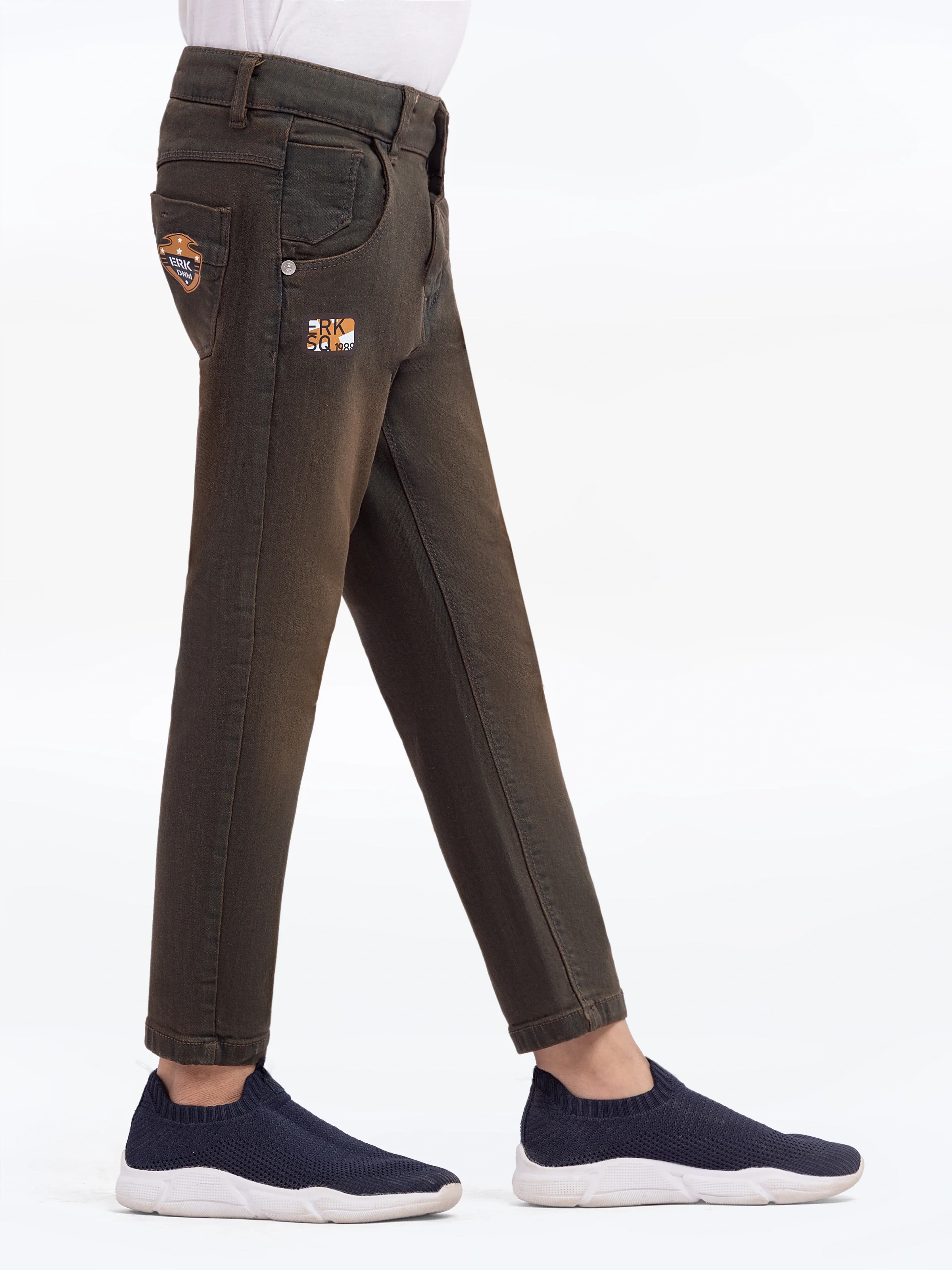 Boy's Brown Denim Pant - EBBDP5-026 - Image 5