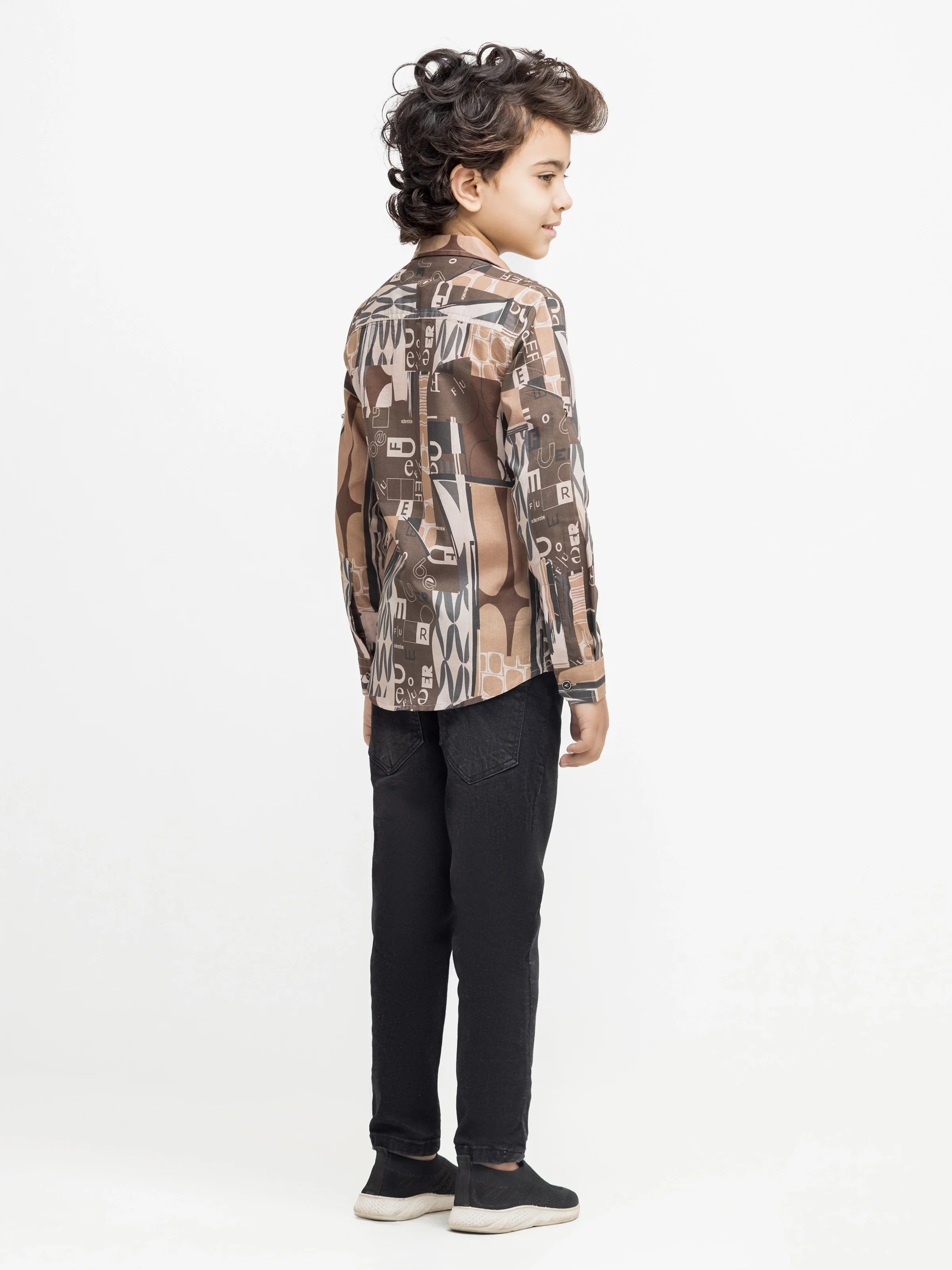Boy's Brown Shirt - EBTS5-27628 - Image 5