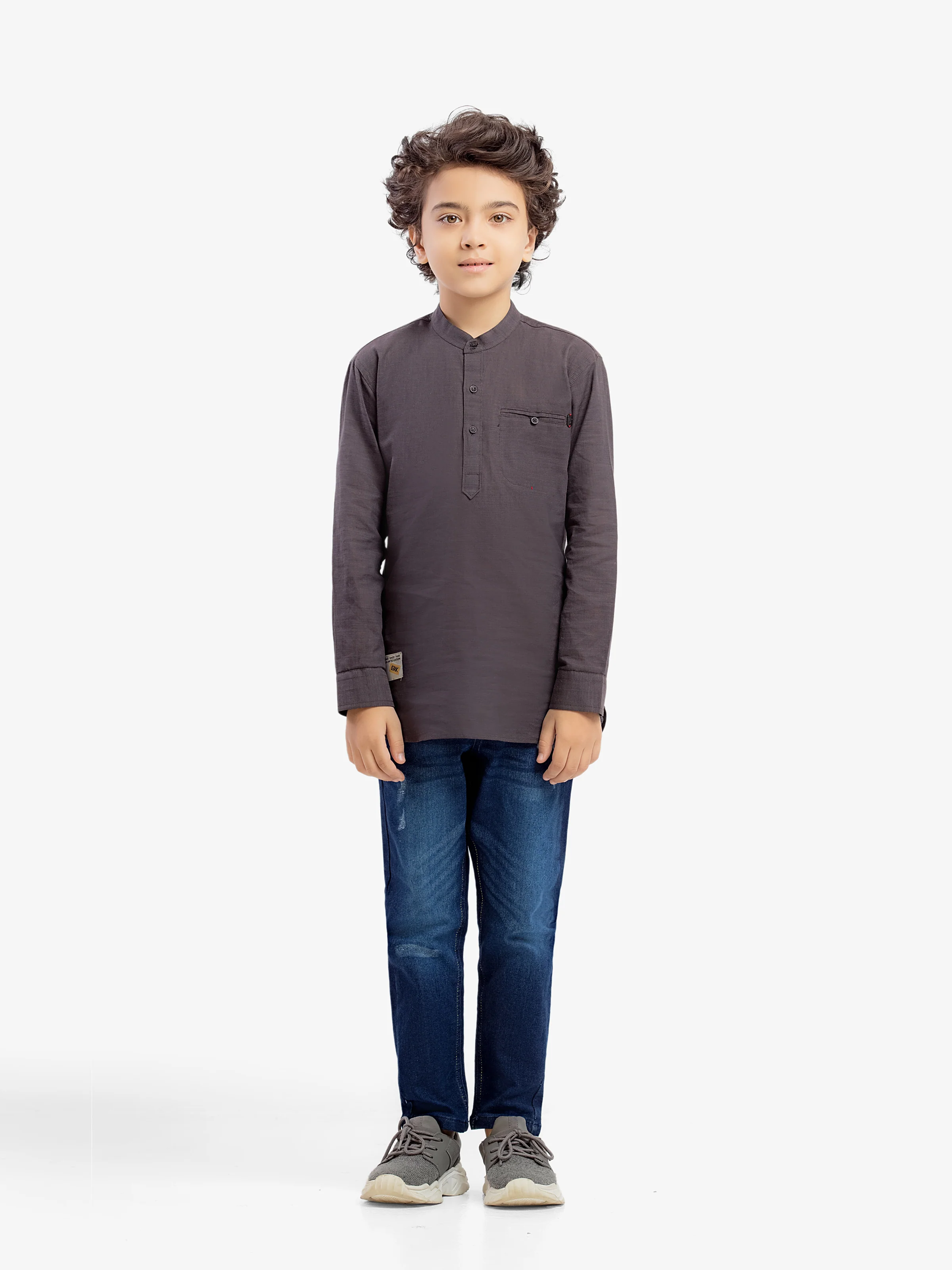 Boy's Brown Shirt - EBTSF5-27649 - Image 2