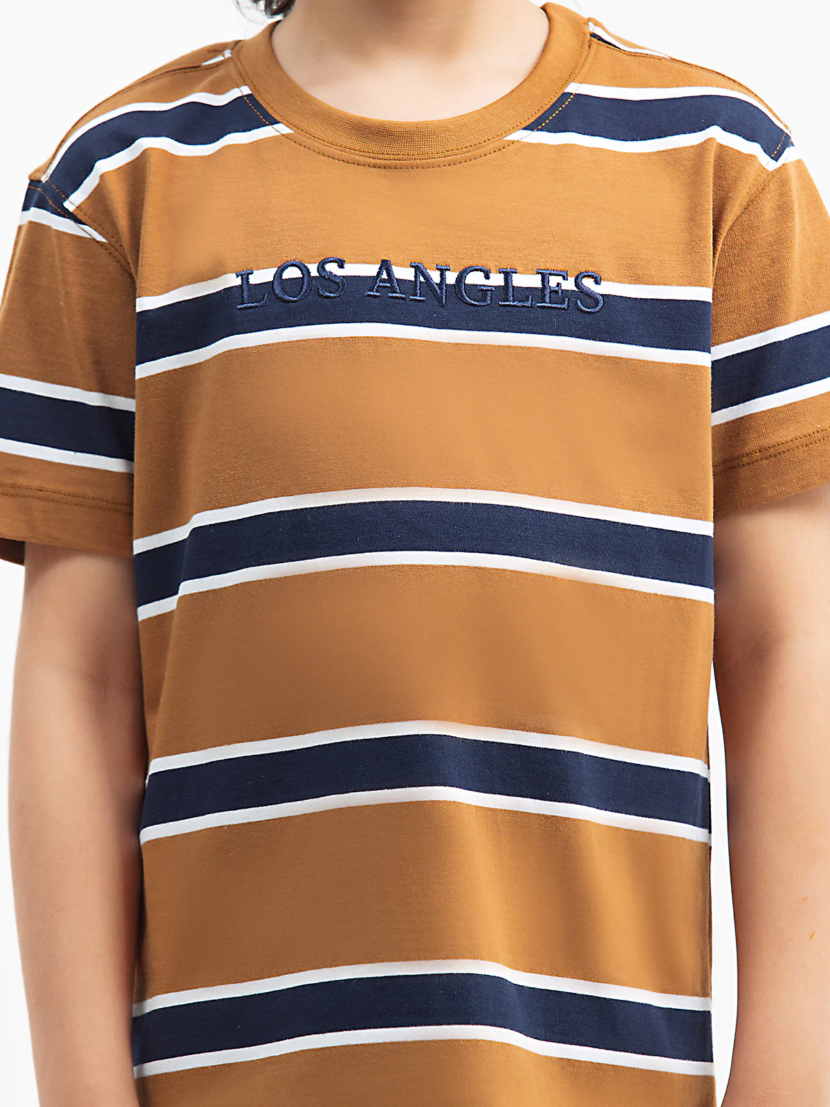 Boy's Camel Brown T-Shirt - EBTTS24-014 - Image 3