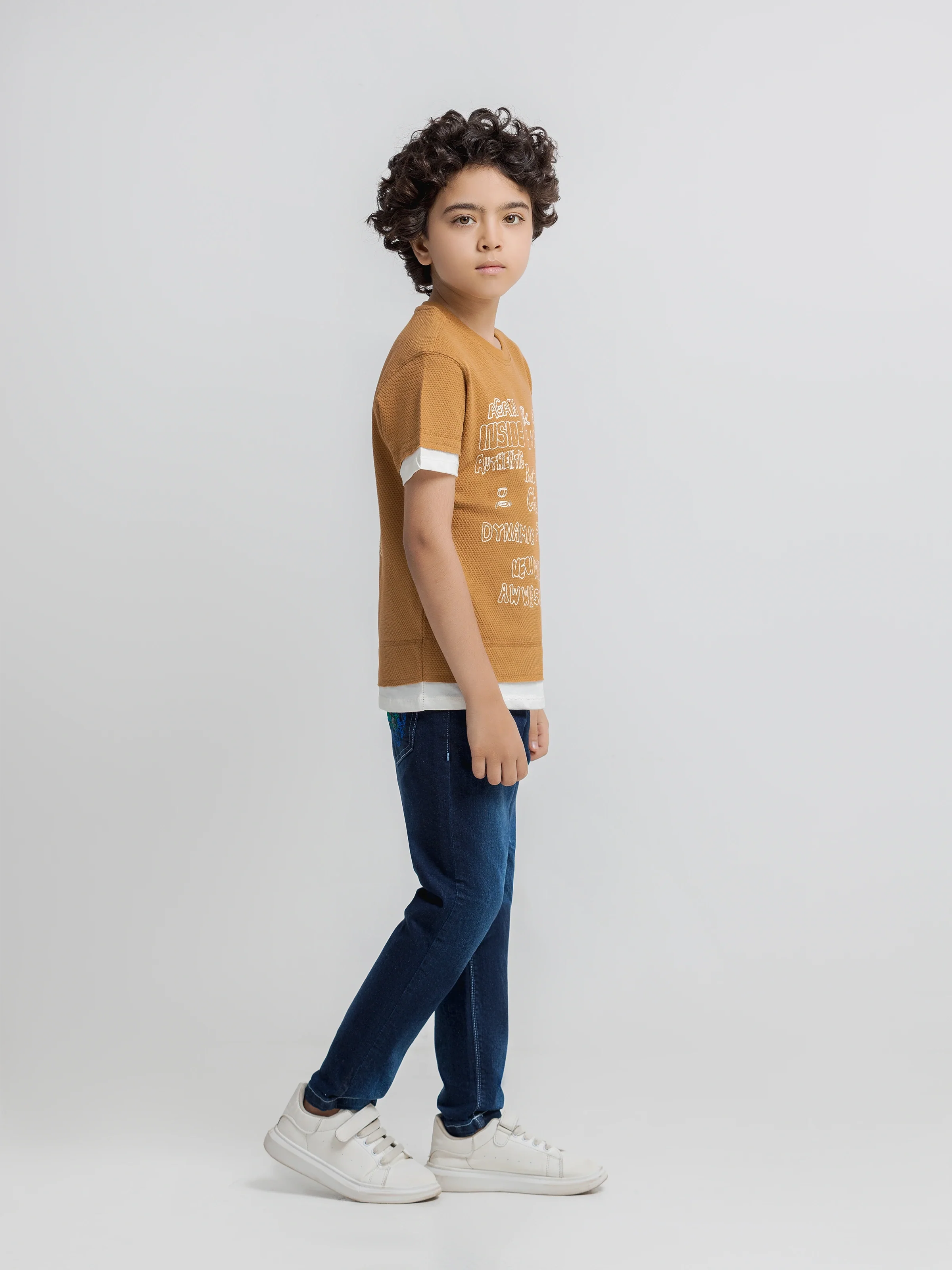 Boy's Camel T-Shirt - EBTTS6-045 - Image 3