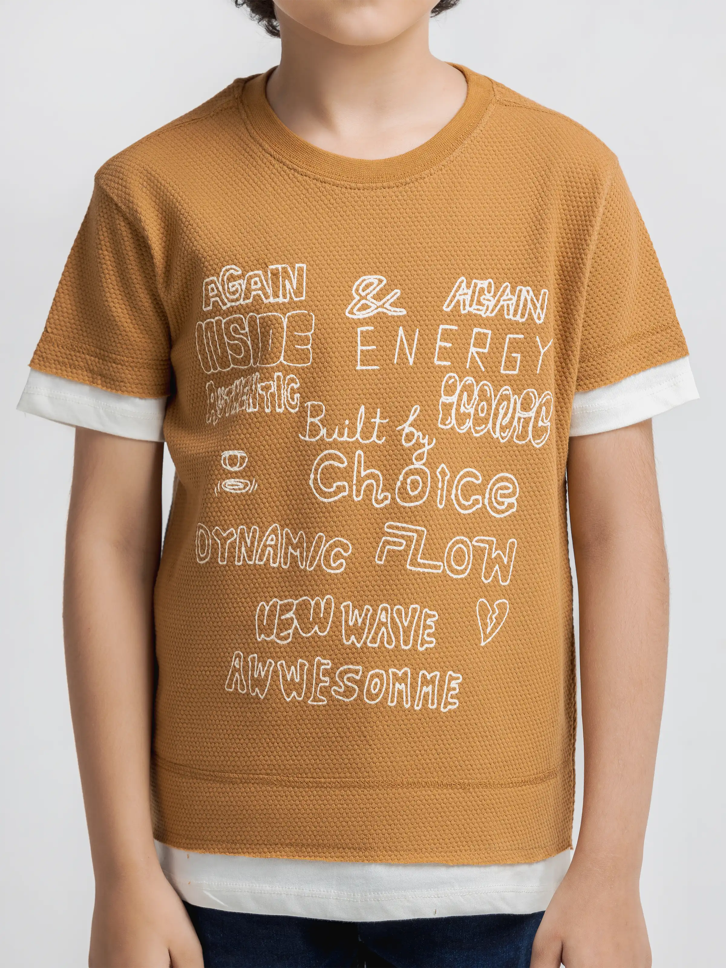 Boy's Camel T-Shirt - EBTTS6-045 - Image 4
