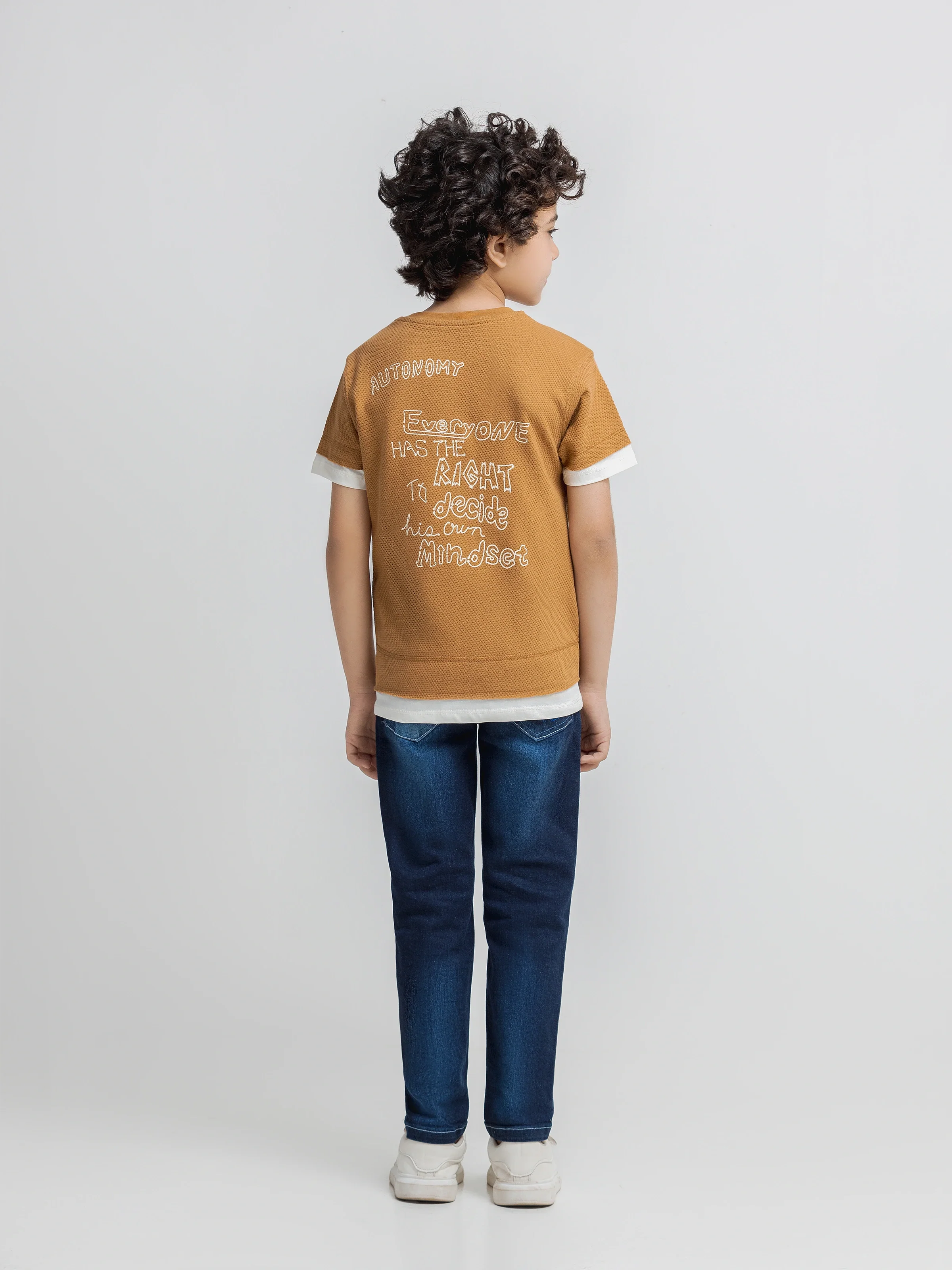 Boy's Camel T-Shirt - EBTTS6-045 - Image 5