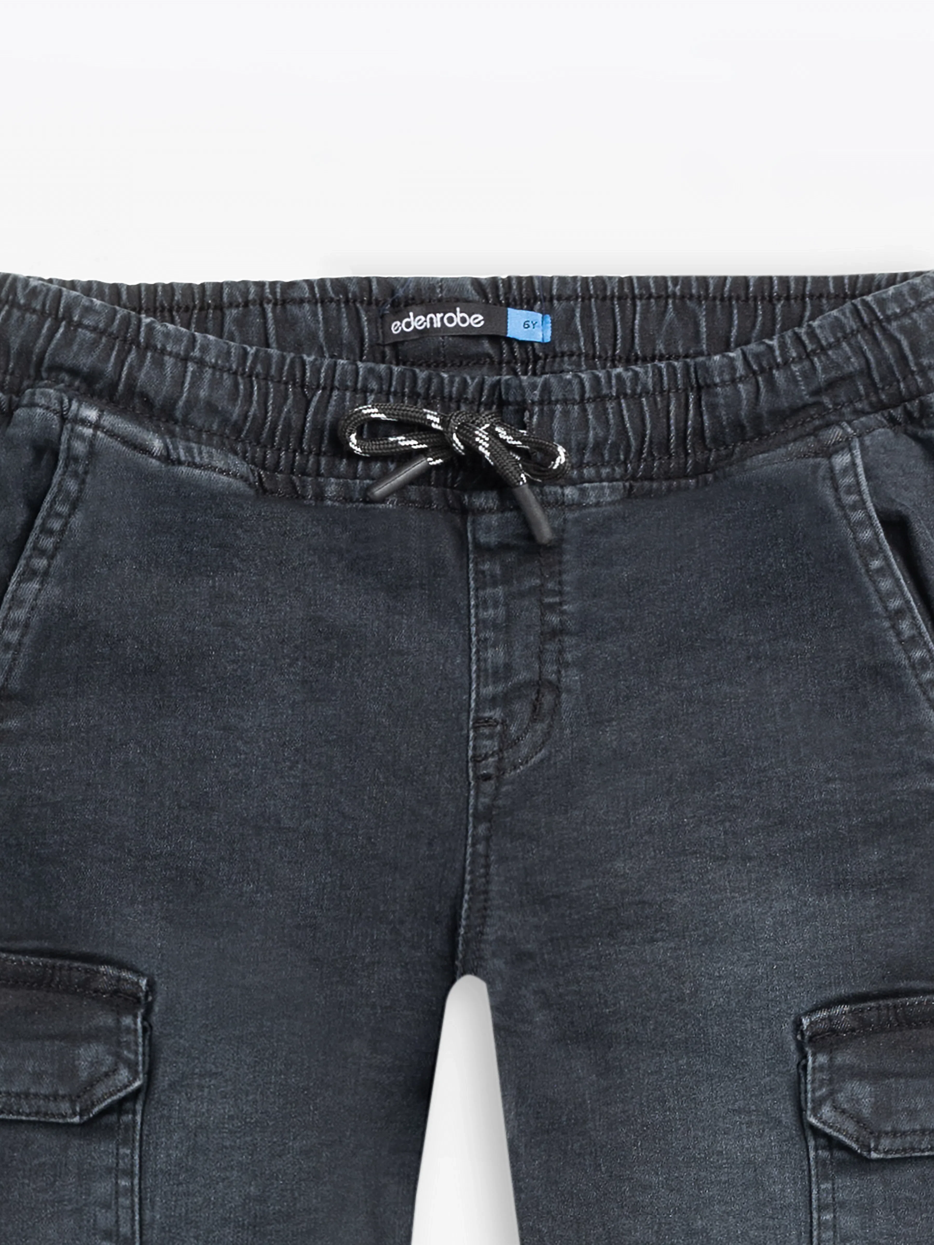 Boy's Charcoal Denim Pant - EBBDP24-026 - Image 2