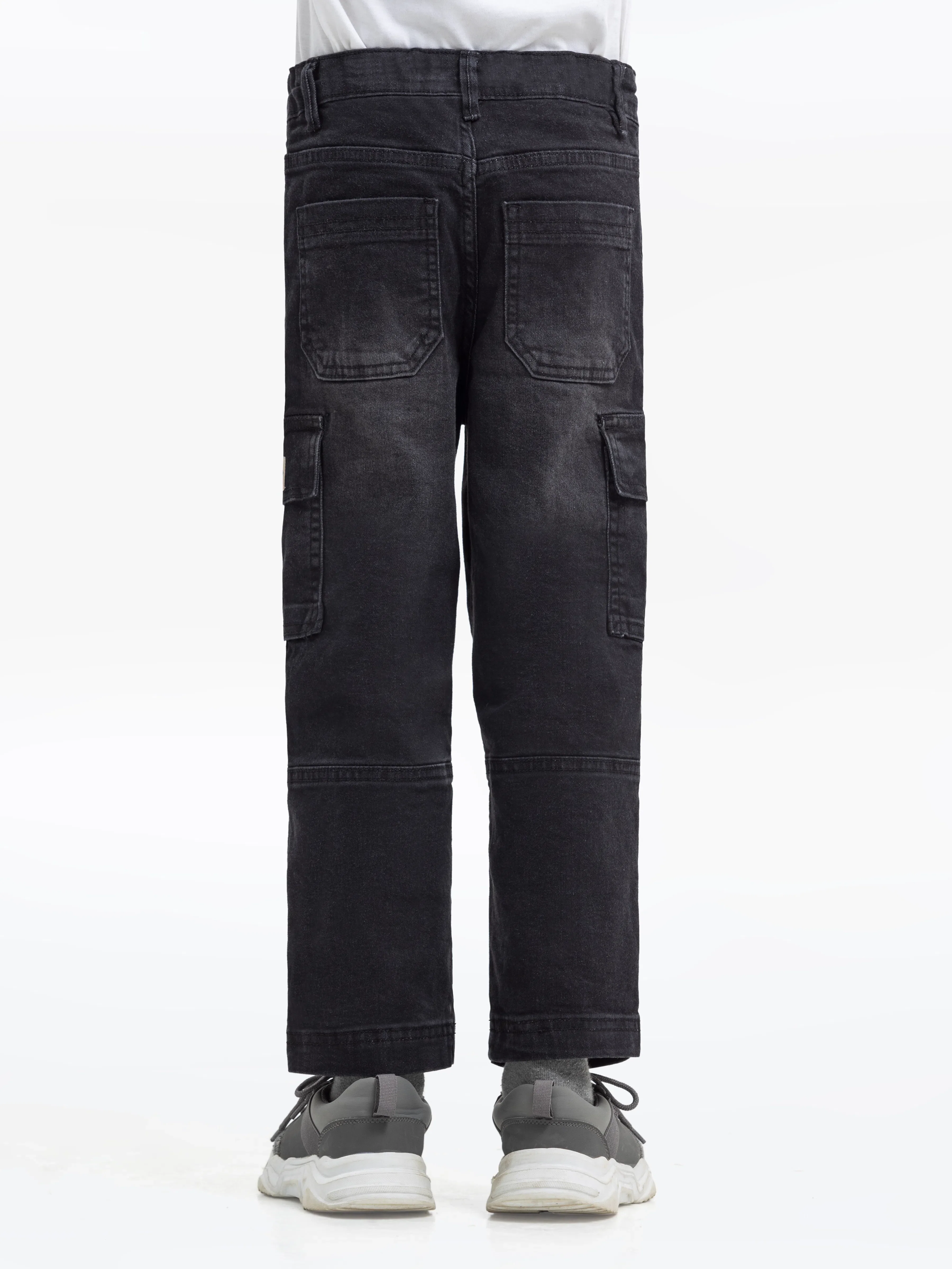 Boy's Charcoal Denim Pant - EBBDP24-029 - Image 3